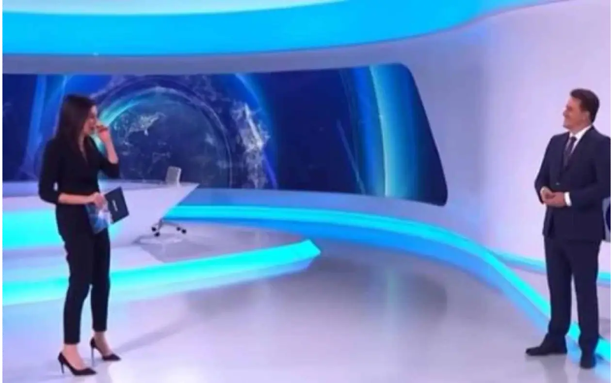 Voditeljka HRT-a Voditeljaka nasmejala sve u studiju