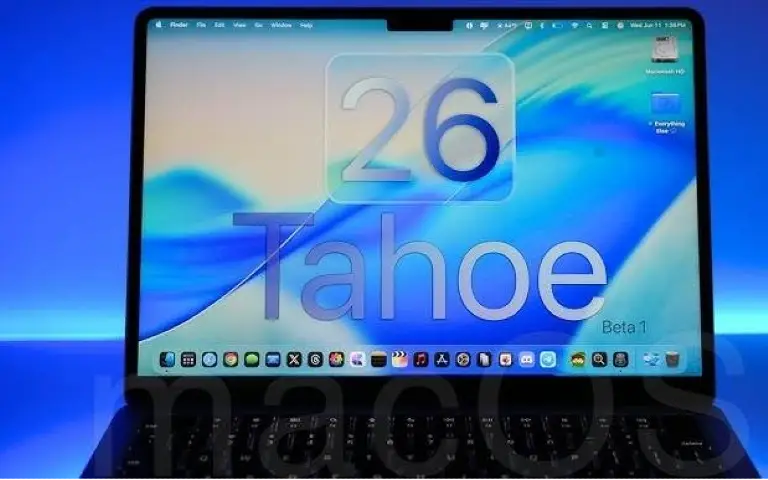 macOS 26 Tahoe Laptom sa novim operativnim sistemom