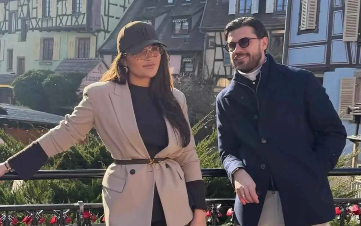 Tamara Milutinović sa suprugom u Francuskoj