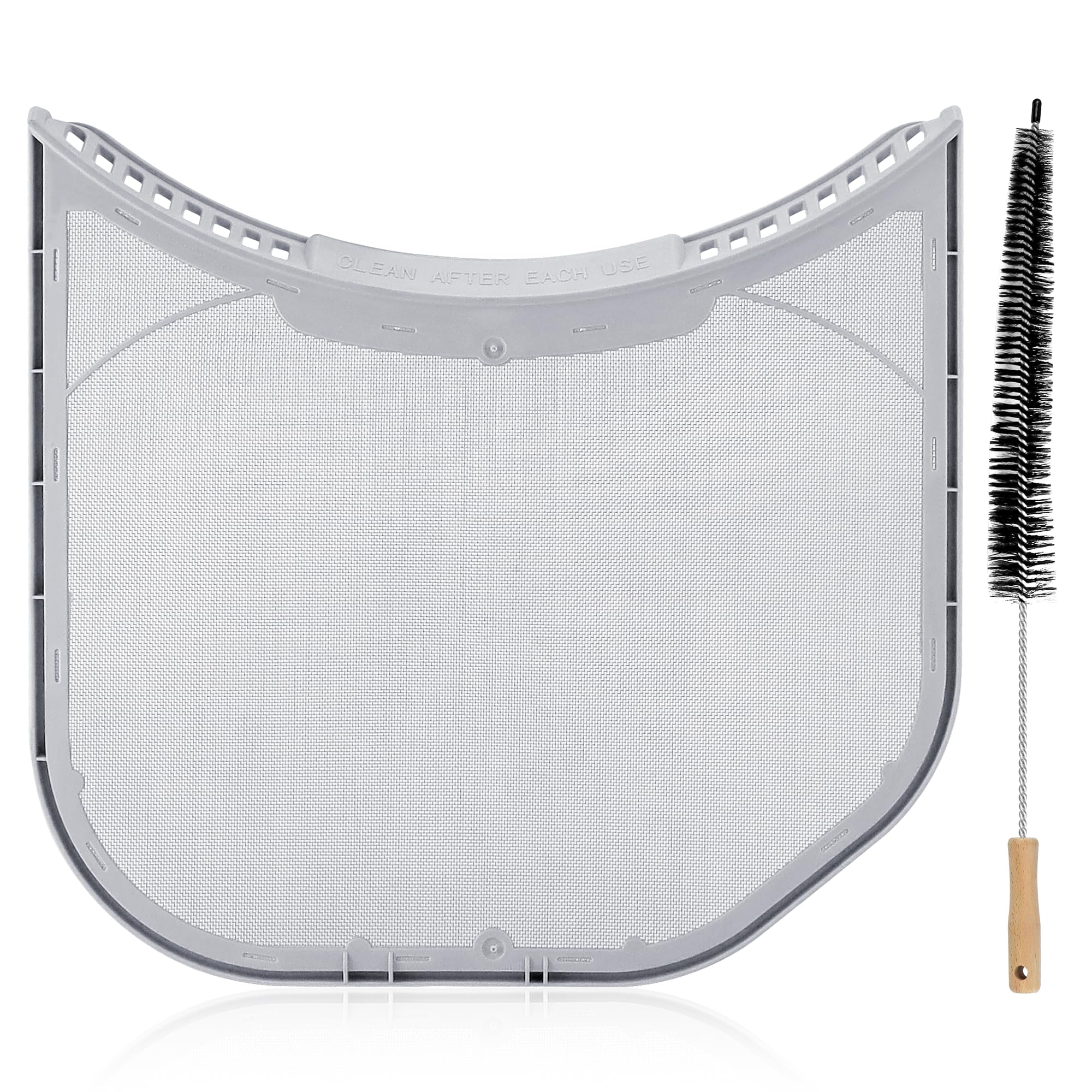 ADQ56656403 Dryer Lint Filter Replacement for L-G Dryer & WashTower, 11.2"×10.9" Lint Screen Trap with Brush by Fetechmate, Replace DLEX4000W DLGX4001B DLE3600W DLE3460W DLGX4201B DLGX4201W WKE100HVA