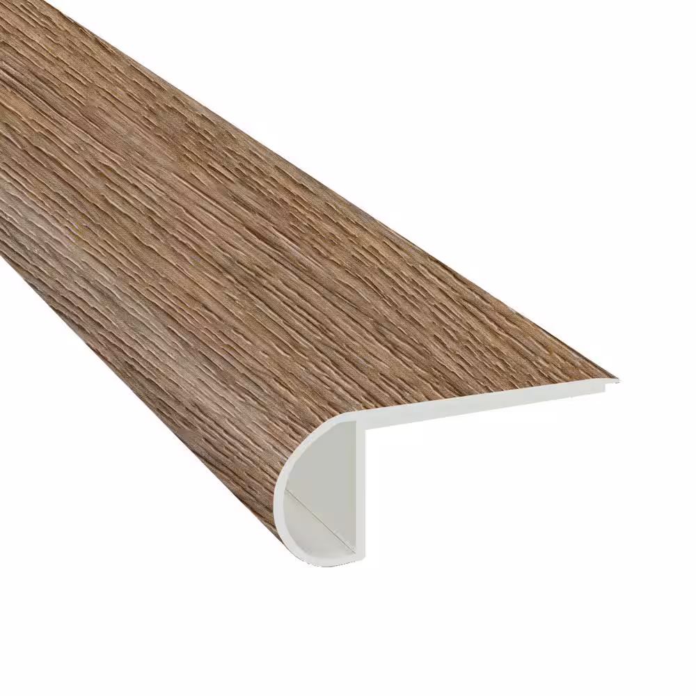 Forrest Brown 3/4 in. T x 2.75 in. W x 94 in. L Luxury Vinyl Flush Stair Nose Molding