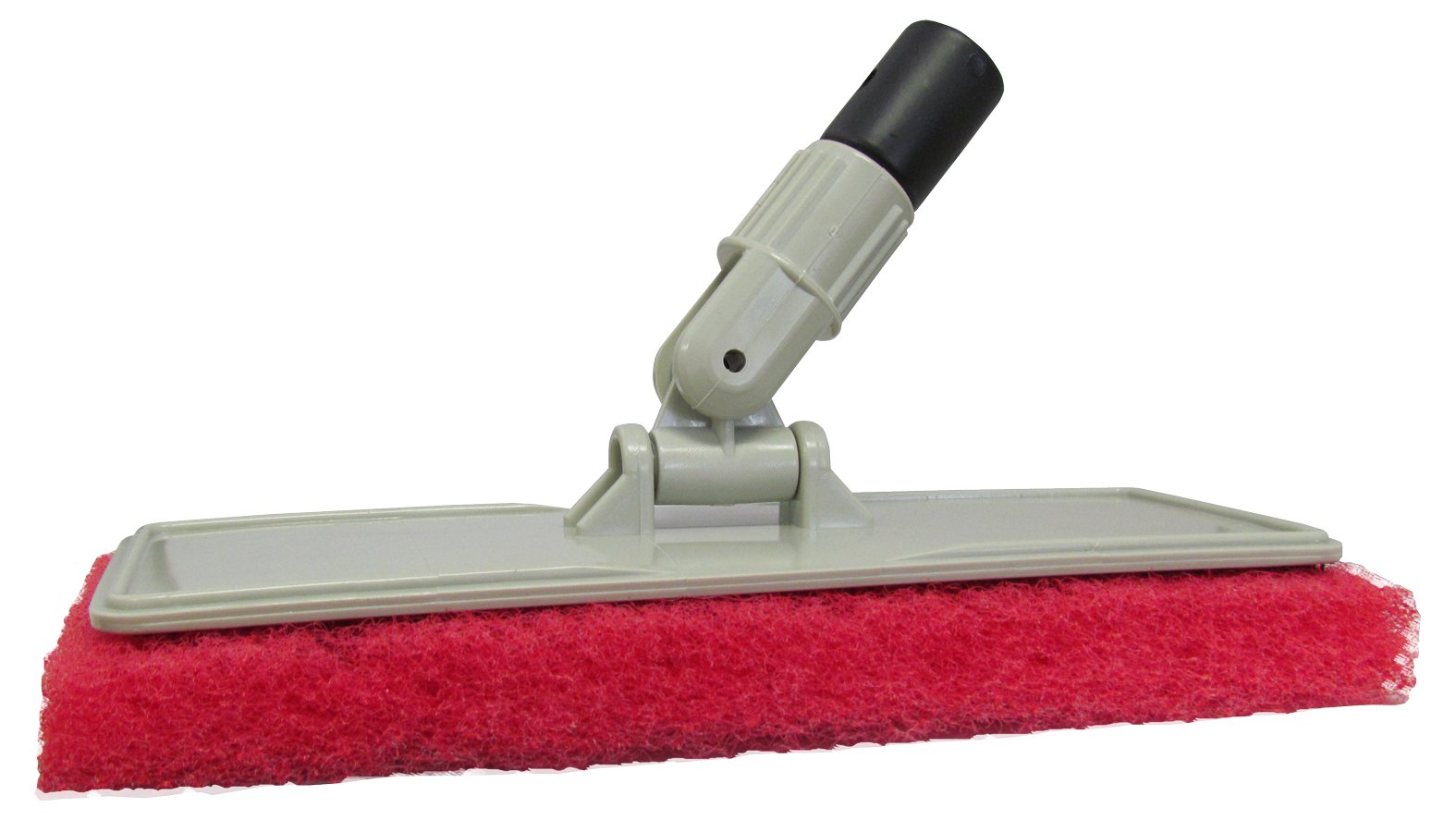 Star Brite Large Scrub Pad Flexible Head Scrubber Medium Red 10x4.5" Ext Pole