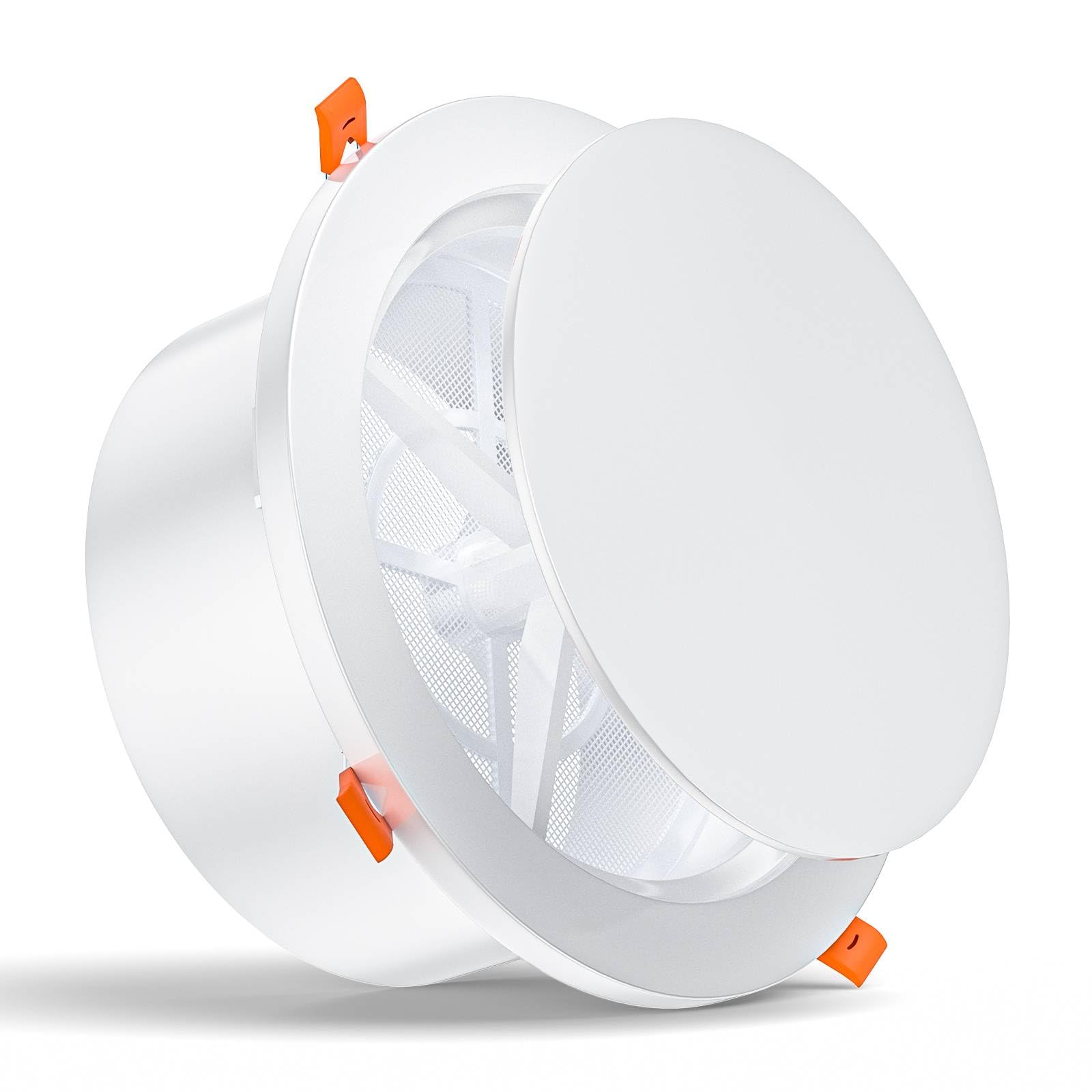 HG Power 6" Round HVAC Vent Cover Diffuser, Adjustable, Removable Mesh