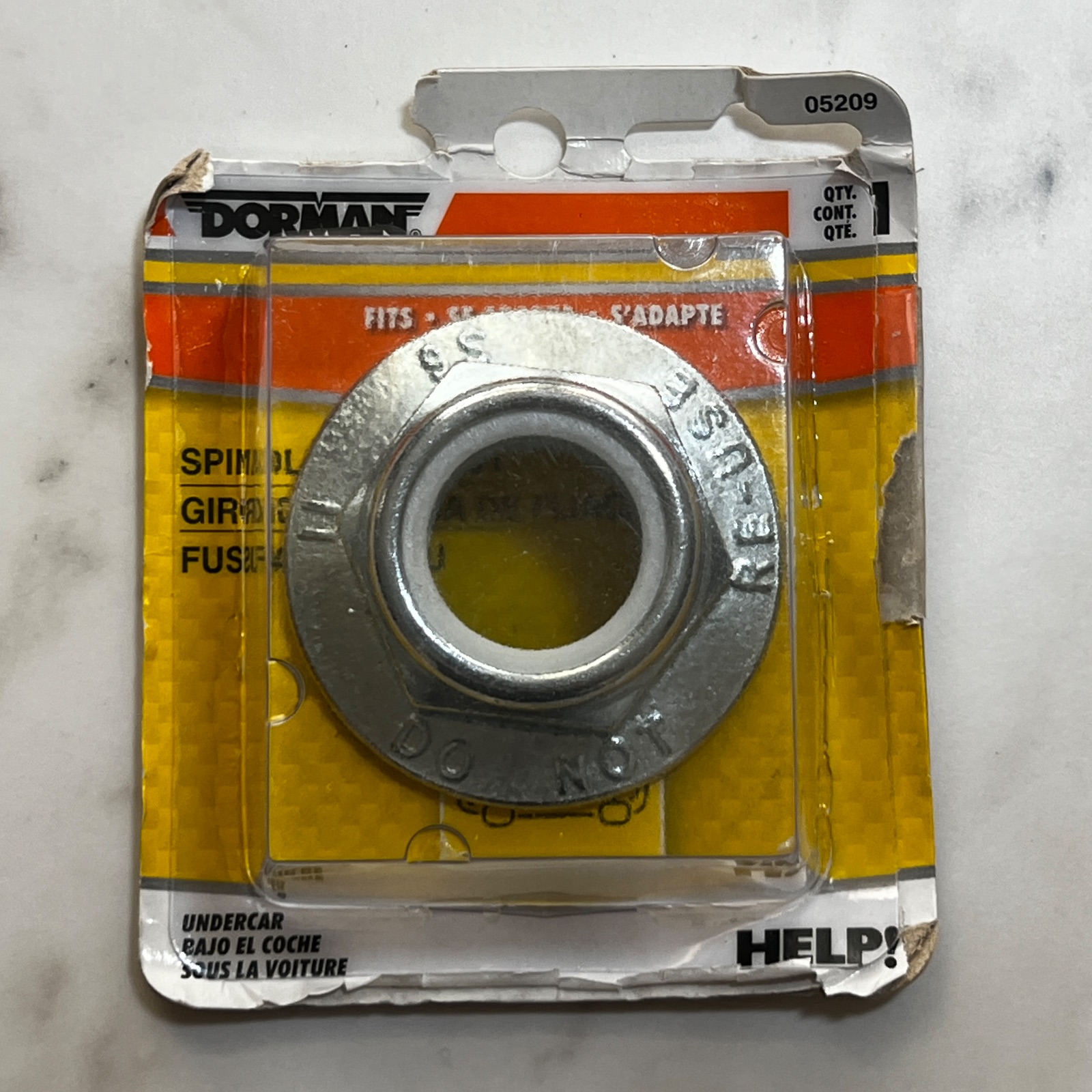 Dorman 05209 Front Spindle Nut M24-2.0 Plastic Insert Chrysler Dodge
