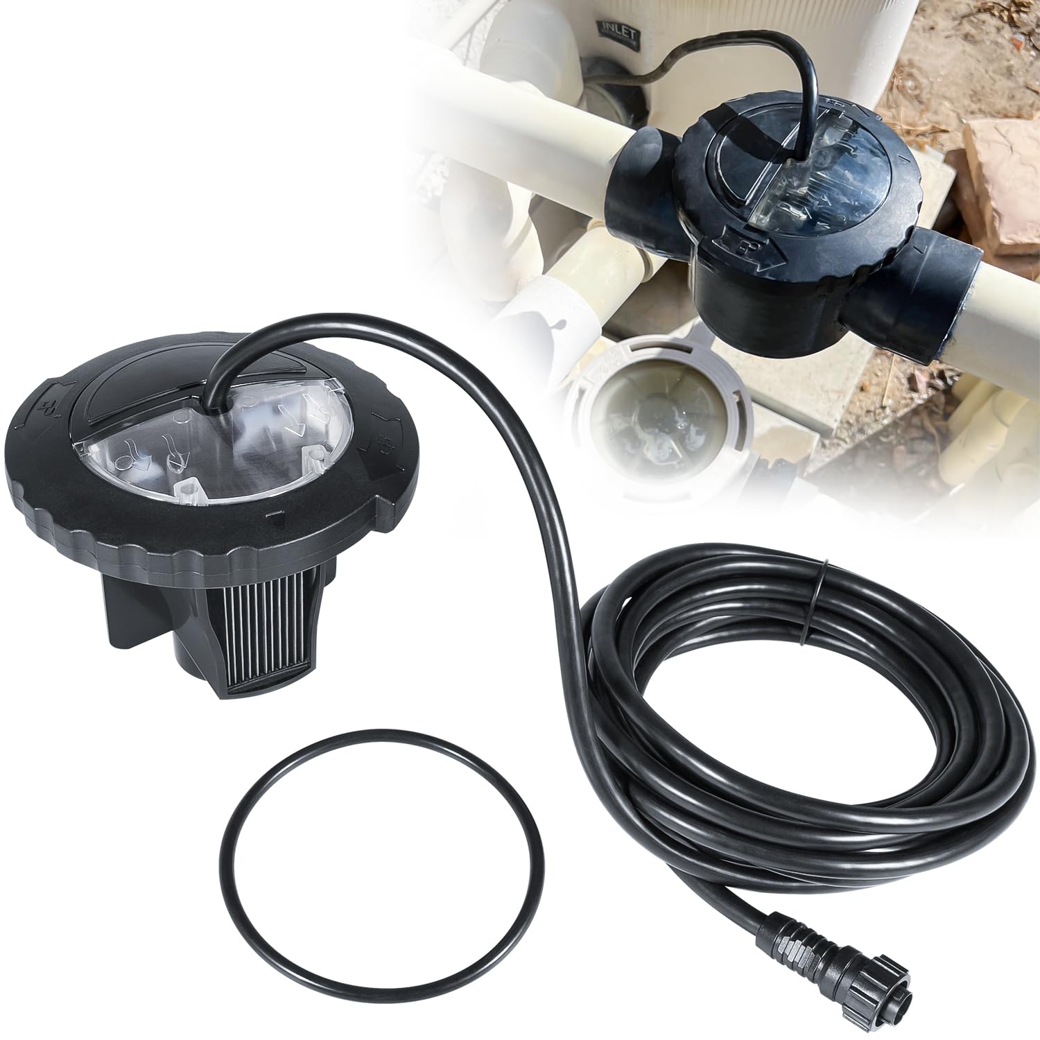 Replacement for Jandy Zodiac R0693900 TruClear Salt Cell Assembly for All Jandy Pro Series TruClear Chlorine Generating System TRUCLEAR11K & TRUCLEAR11KU Pools up to 35,000 Gallons Upgraded Black