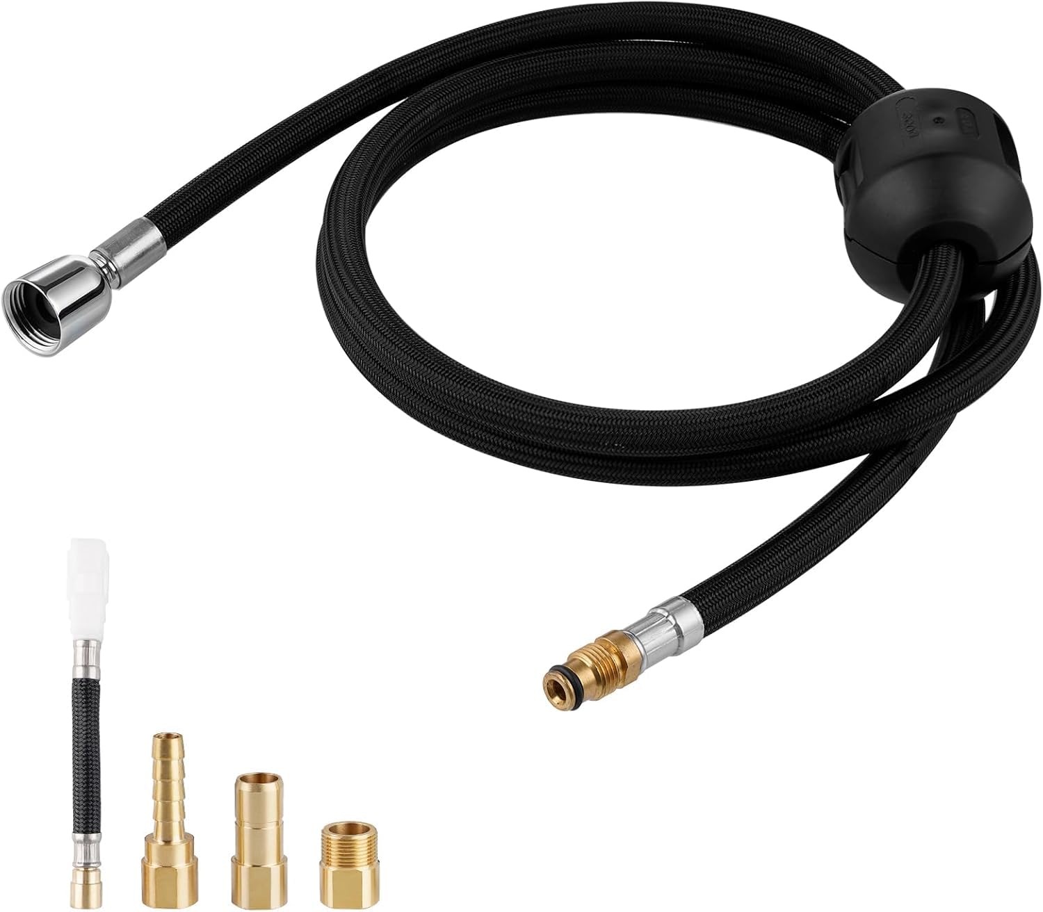 K-1219935-BC Hose Kit Compatible with Kohler Pull Down Kitchen Faucet with Docknetik Magnetic Docking System, Weight Ball 14.1oz /0.88lb, 68 Inche Faucet Hose Replacementt Part of K-1304674-BC, Chrome