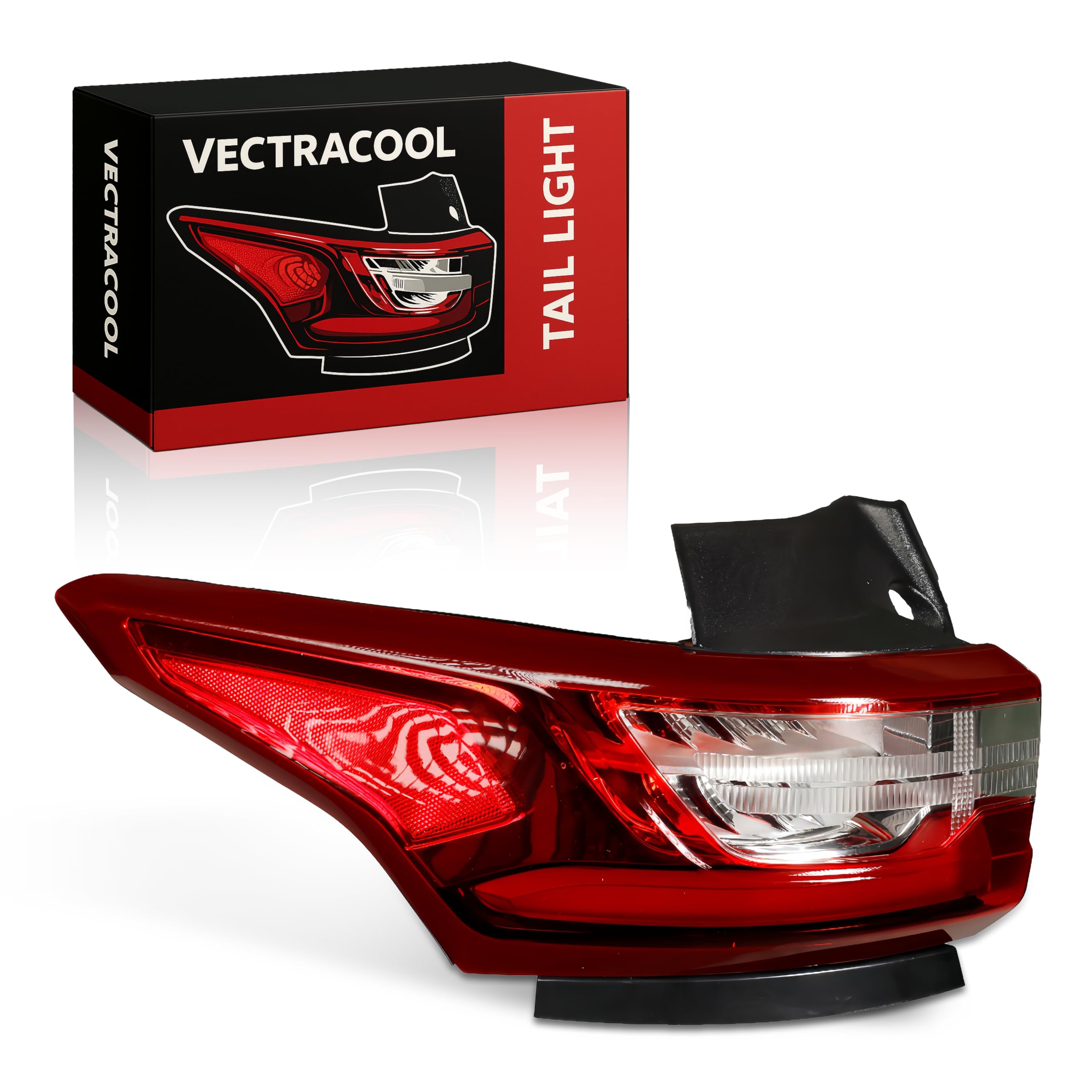 VectraCool LED Type Left Tail Light Without Blind Spot Compatible With Chevrolet Traverse 2018-2021 Replacement# 84618033 GM2804130