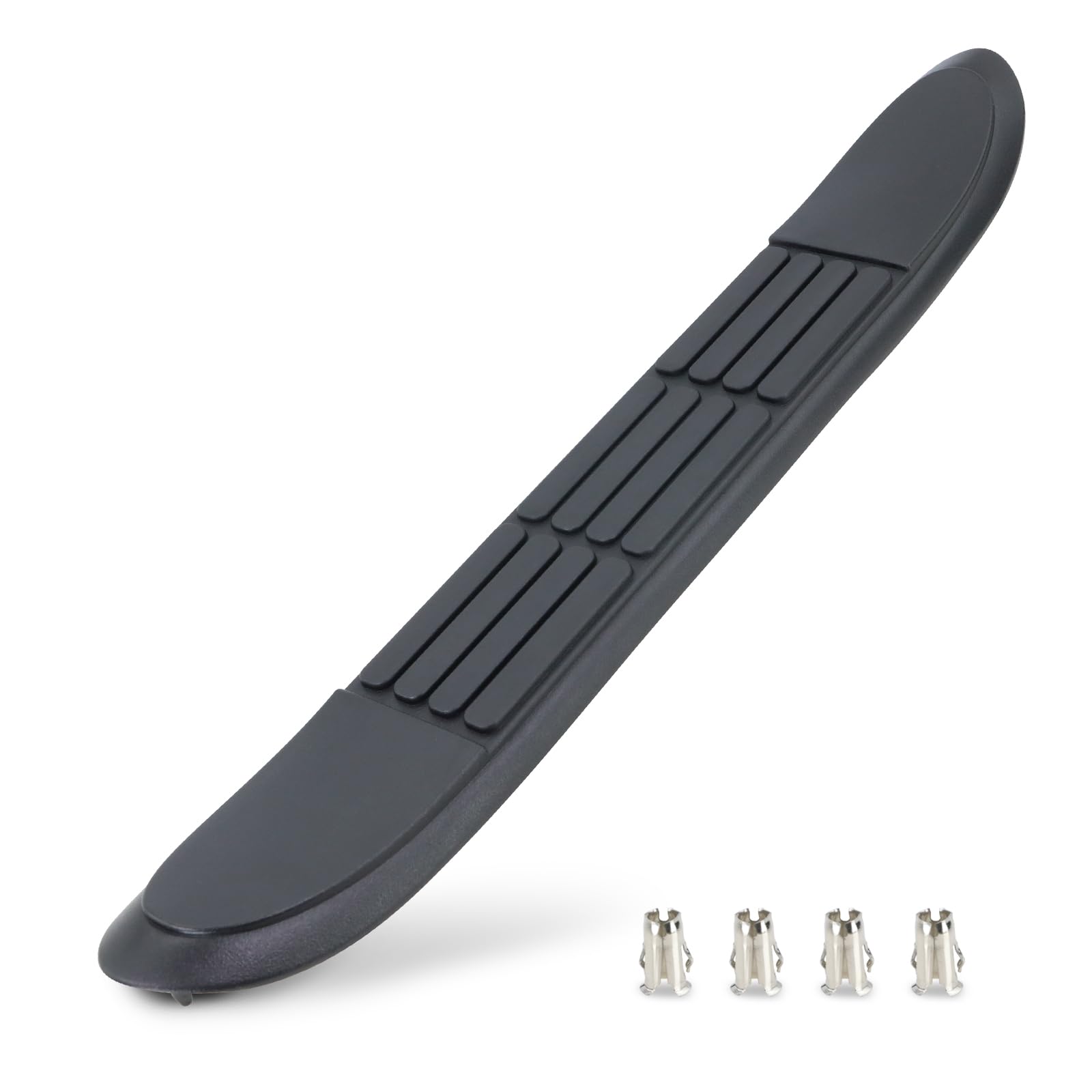 Nerf Bar Replacement Pads for 3" Round Nerf Step Bars, 20" X 3" Durable Non-Slip Running Boards Pads 4 Holes with 4 Pins