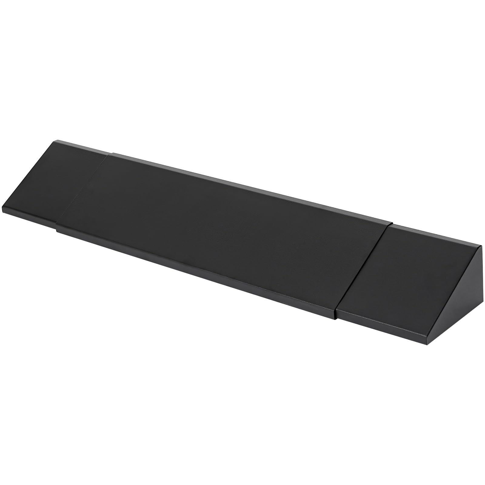 6 Inch Adjustable Fireplace Hood & Heat Deflector – 28 to 48 Inch Fireplaces Hood Heat Smoke Guard Shield Mantel Protects from Heat Damage (Black)