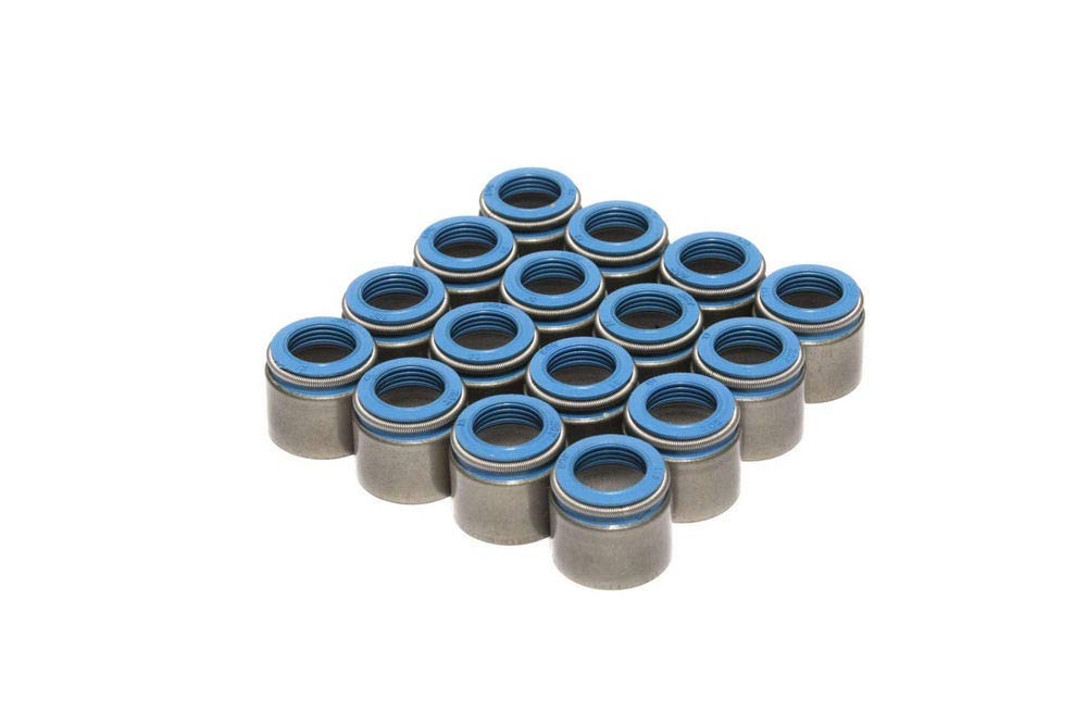 Comp Cams 518-16 Set of 16 Metal Body Viton Valve Seals for .530"" Guide Size, 11/32"" Valve Stem"