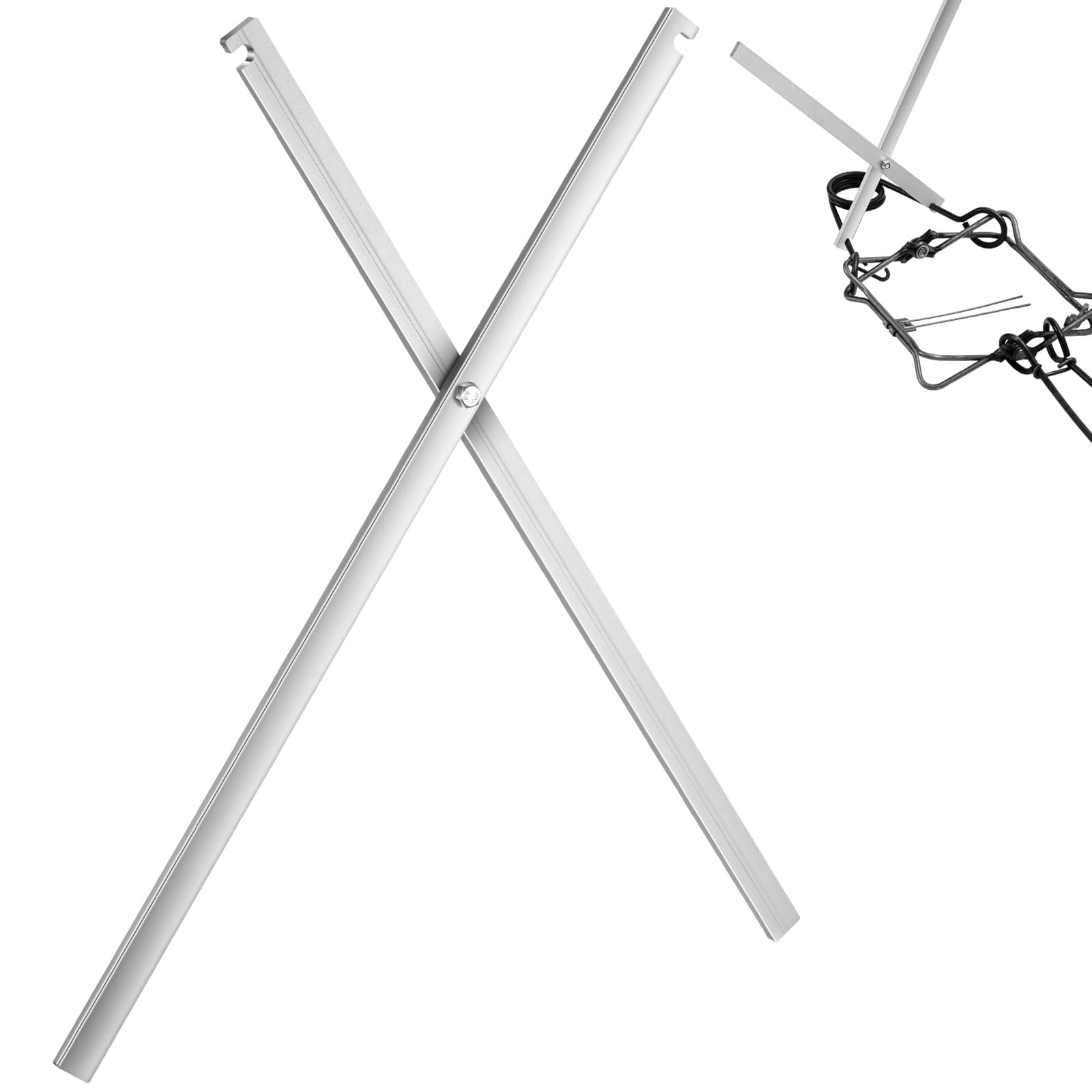 Qualirey 1 Pcs Aluminum Grip Setting Tongs 20 Inch Trap Set Tool Trap Setting Tool for #220 to #330 Traps
