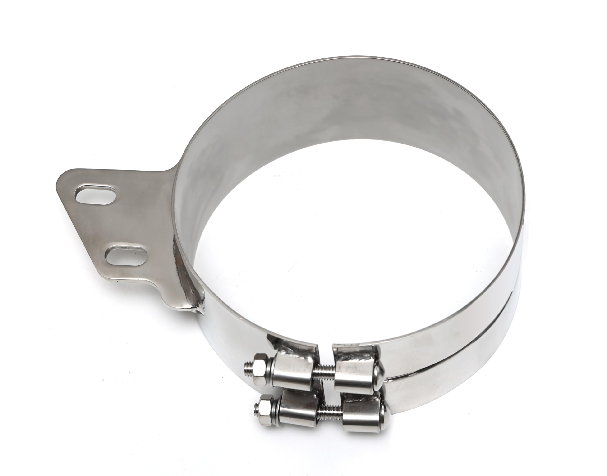 Stainless Steel Exhaust Mount Clamps, 6 inch, 7 inch, 8 inch (7 inch)