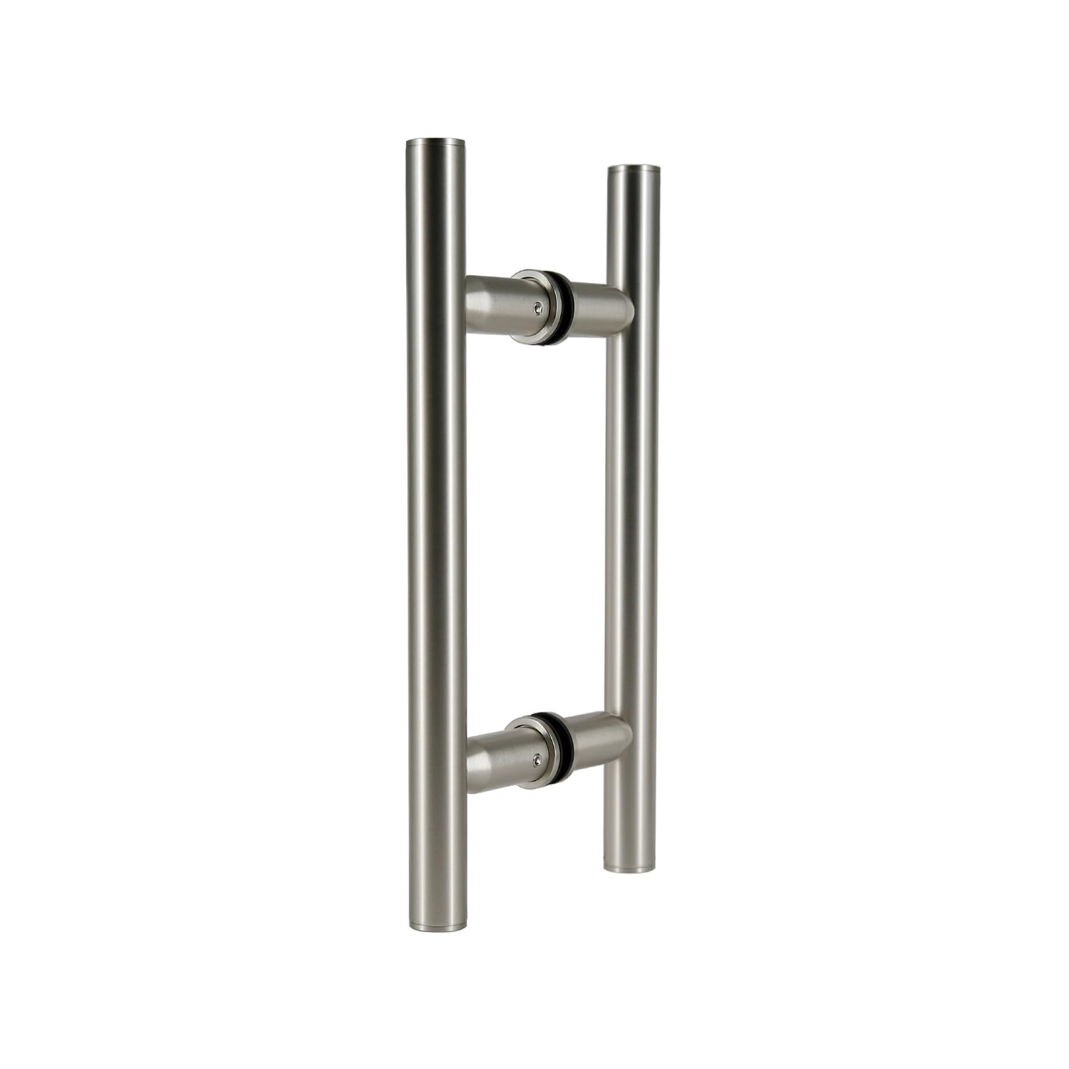 Top Hardware Stainless Steel 304 Grade Back to Back Shower Door Ladder Pull Handle for 3/8”~ 1/2” inch Glass Thickness, 10 in (Center to Center: 6 in), Satin Brush Finish