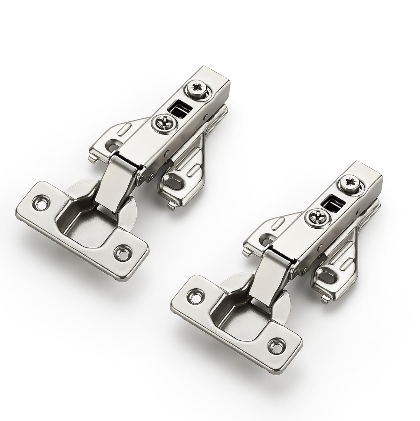 Ravinte 15 Pairs 30 Packs Full Overlay Cabinet Door Hinges,105 Degree Adjustable Concealed Kitchen Cabinet Hinges Soft Close for Face Frame Cabinet