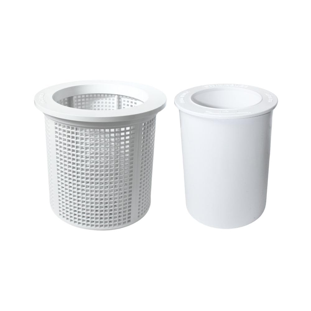 DPM R38013A 2024 HD Replacement Pool Skimmer Basket for Pentair American Admiral Skimmer Basket | Made in USA | Replacement for R38013A V38-135 27180-037-000 ((R38013A + R38013B Basket + Weir))