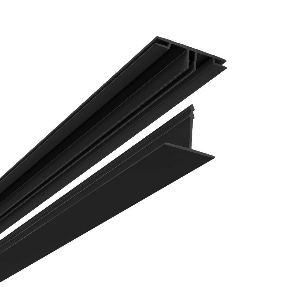 CeilingMAX 100 sq ft Black Surface Mount Vinyl Ceiling Grid Kit