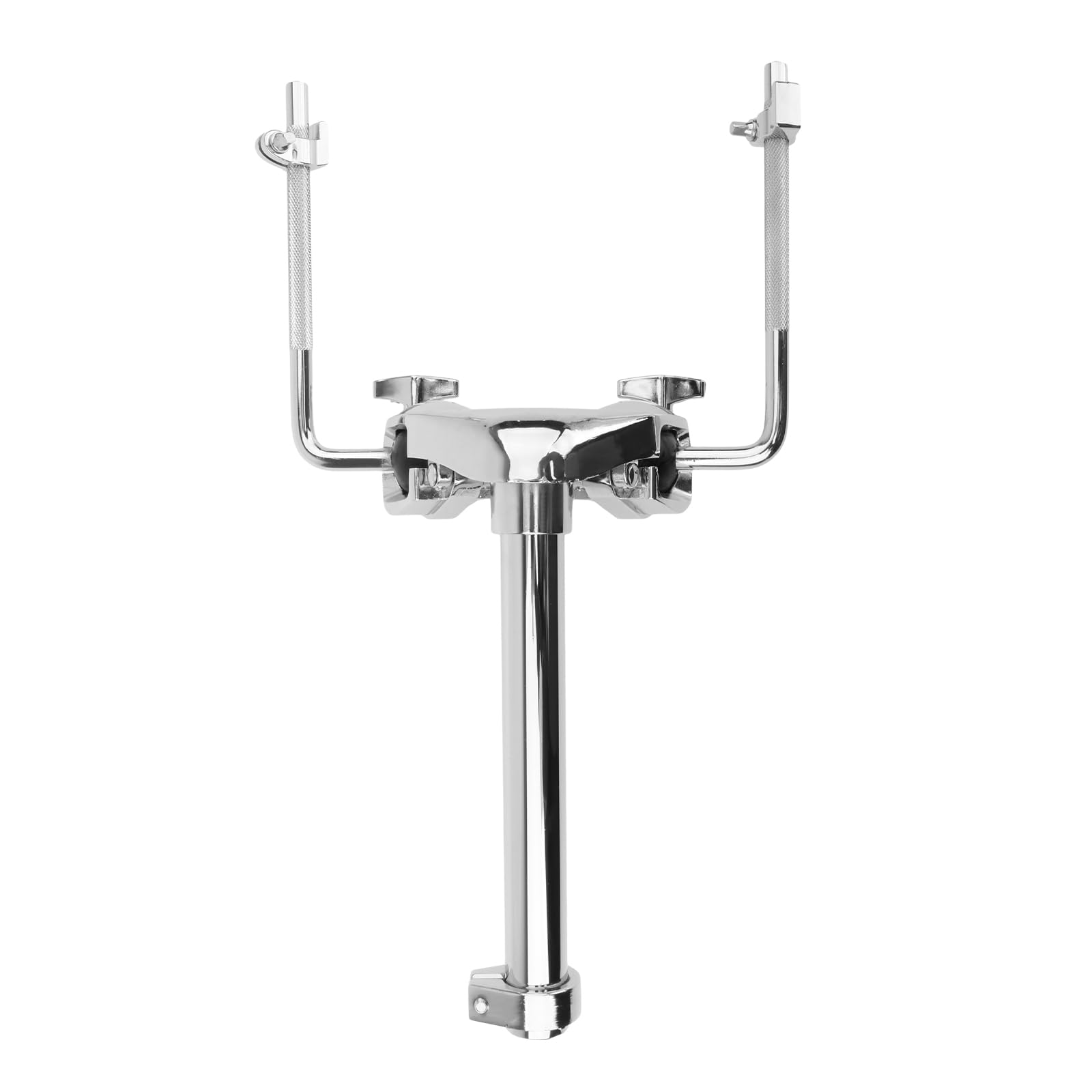 Vaveren Tom Drum Holder Drummer Musical Performance Hardware Sturdy Durable Strong Stable Bracket for Tom Drum Instrument Accessories DIY Parts , Double Tom Holder
