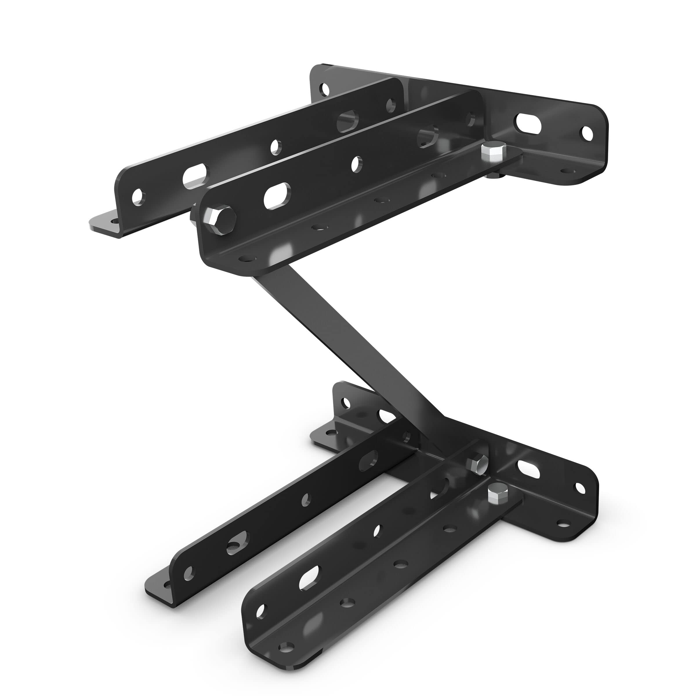 Spalding Universal Basketball Backboard Mounting Bracket | Adapts to Fit Roof, Flat Surface, or 3.5" Round Pole | Non Adjustable Height