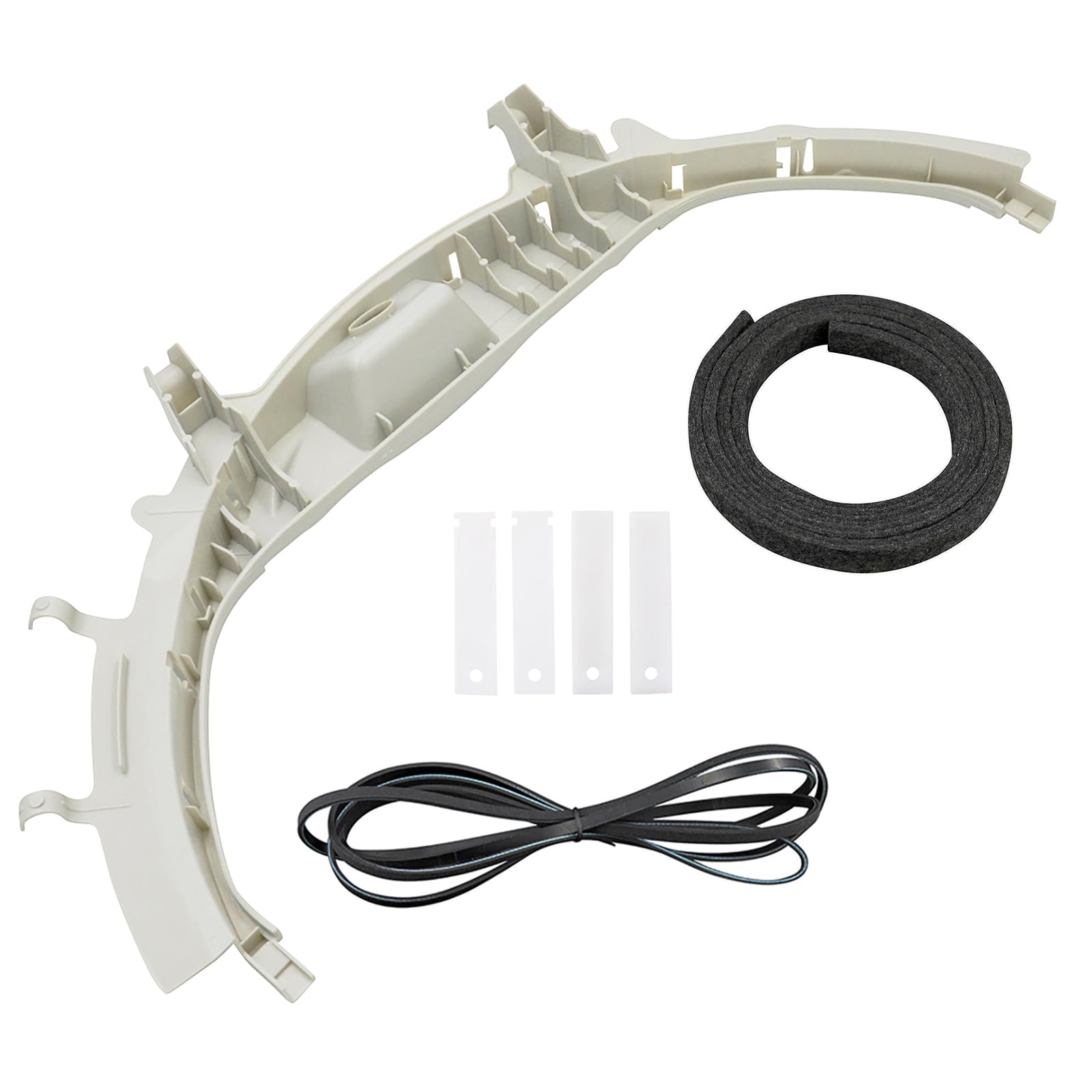NBTSJ WE49X20697 Dryer Front Drum Bearing Kit Compatible with GE Contains WE3M26 Bearing WE12M29 Belt WE9M30 Felt WE1M1067 WE1M504 Slides