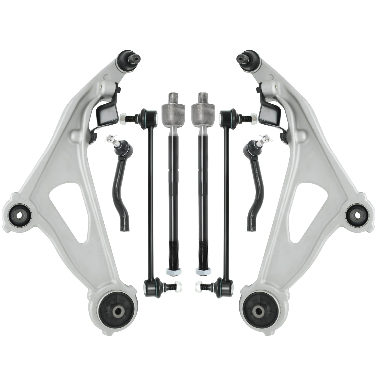 Front Lower Control Arm w/Ball Joint Compatible with Nissan Pathfinder 2013-2019, Infiniti QX60 2014-2019, JX35 2013, Sway Bar End Links