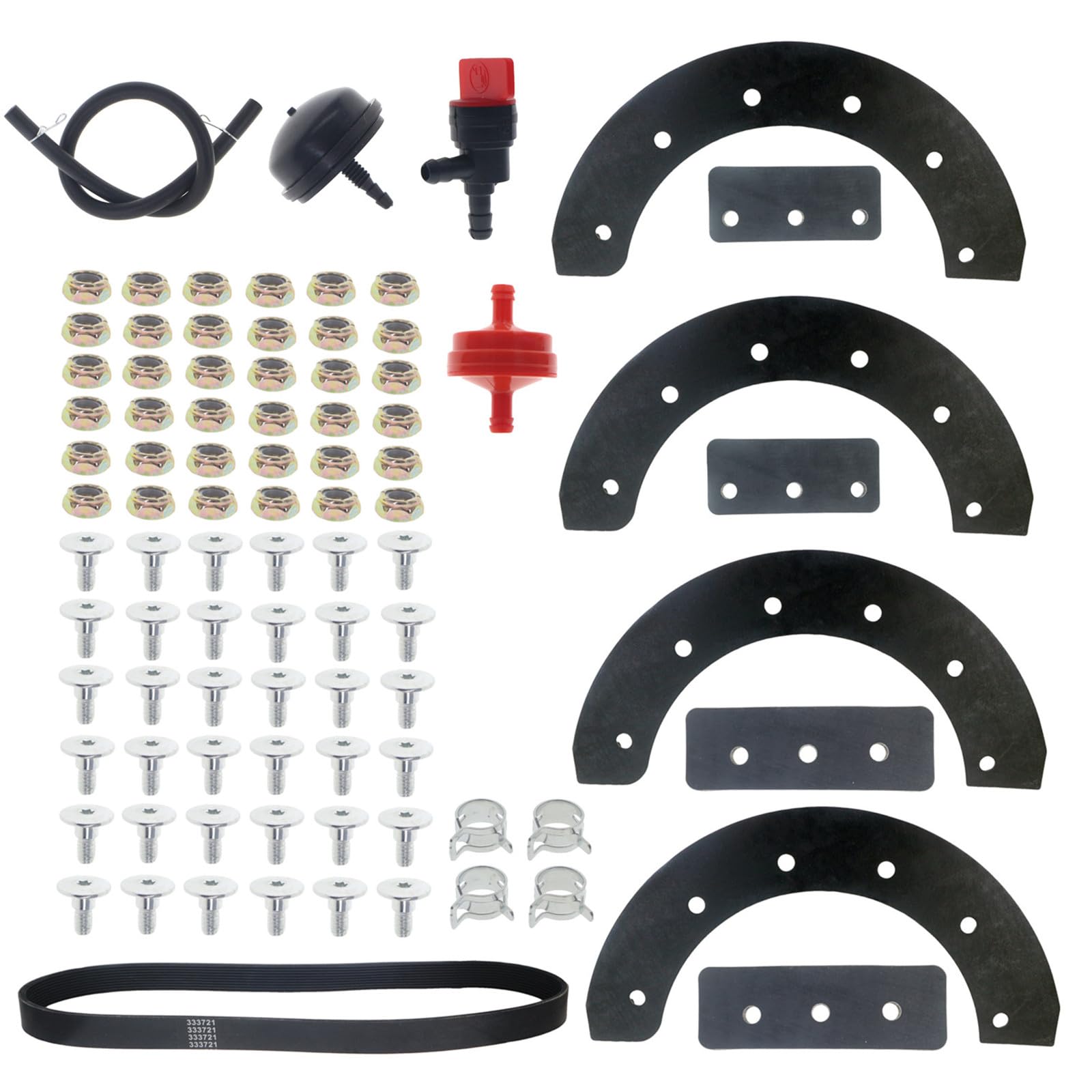 Cnfaner 302565MA Snow Blower Paddles with 333721MA Belt for Murray 57121MA 1687312sm 302565 302565MA SN421 MN421 HN421, for Craftsman C950-52103 20" 21" 22" Snowblowers