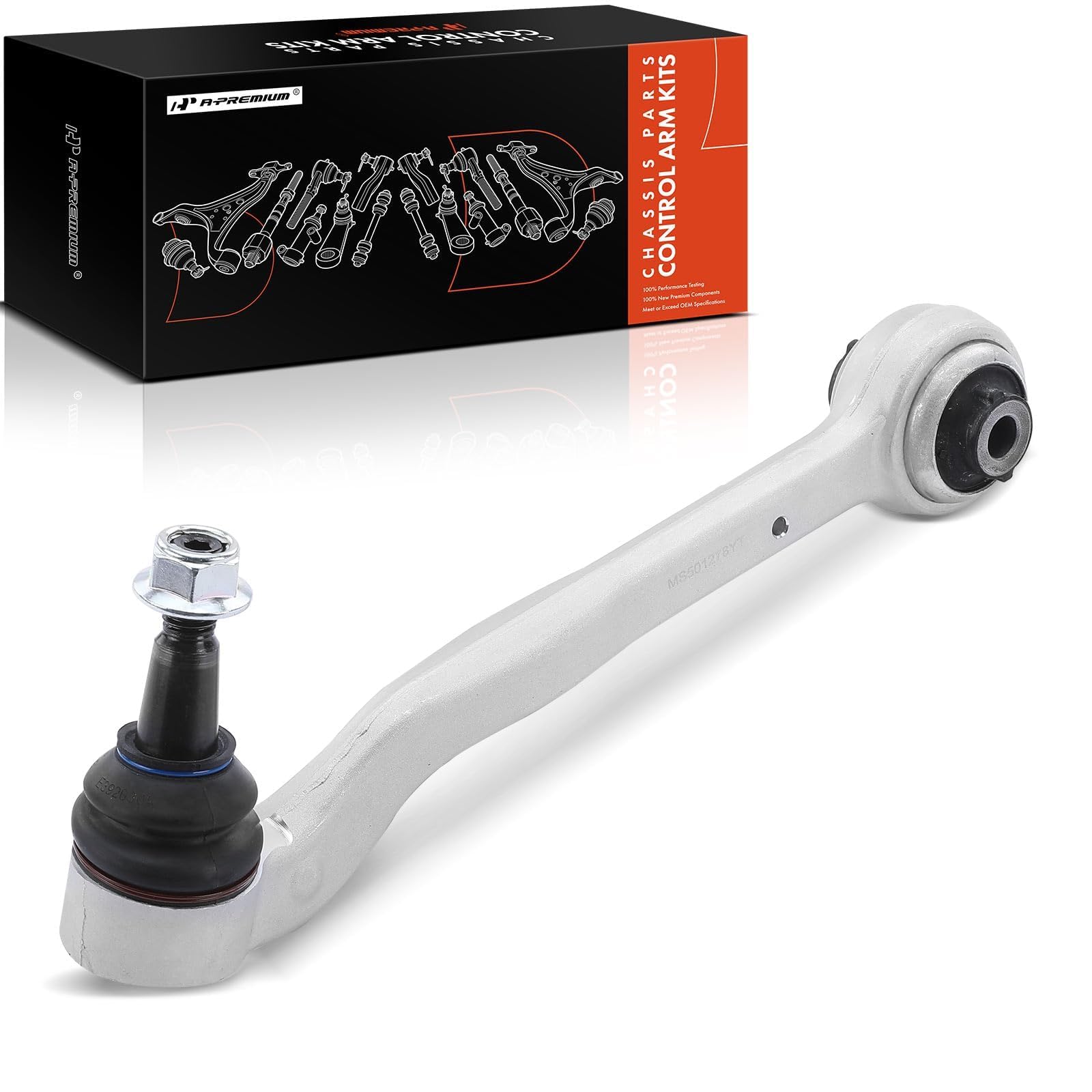 A-Premium Front Left Rearward Lower Control Arm, with Ball Joint & Bushing, Compatible with Cadillac CT4 2020-2024, ATS 2013-2019, RWD