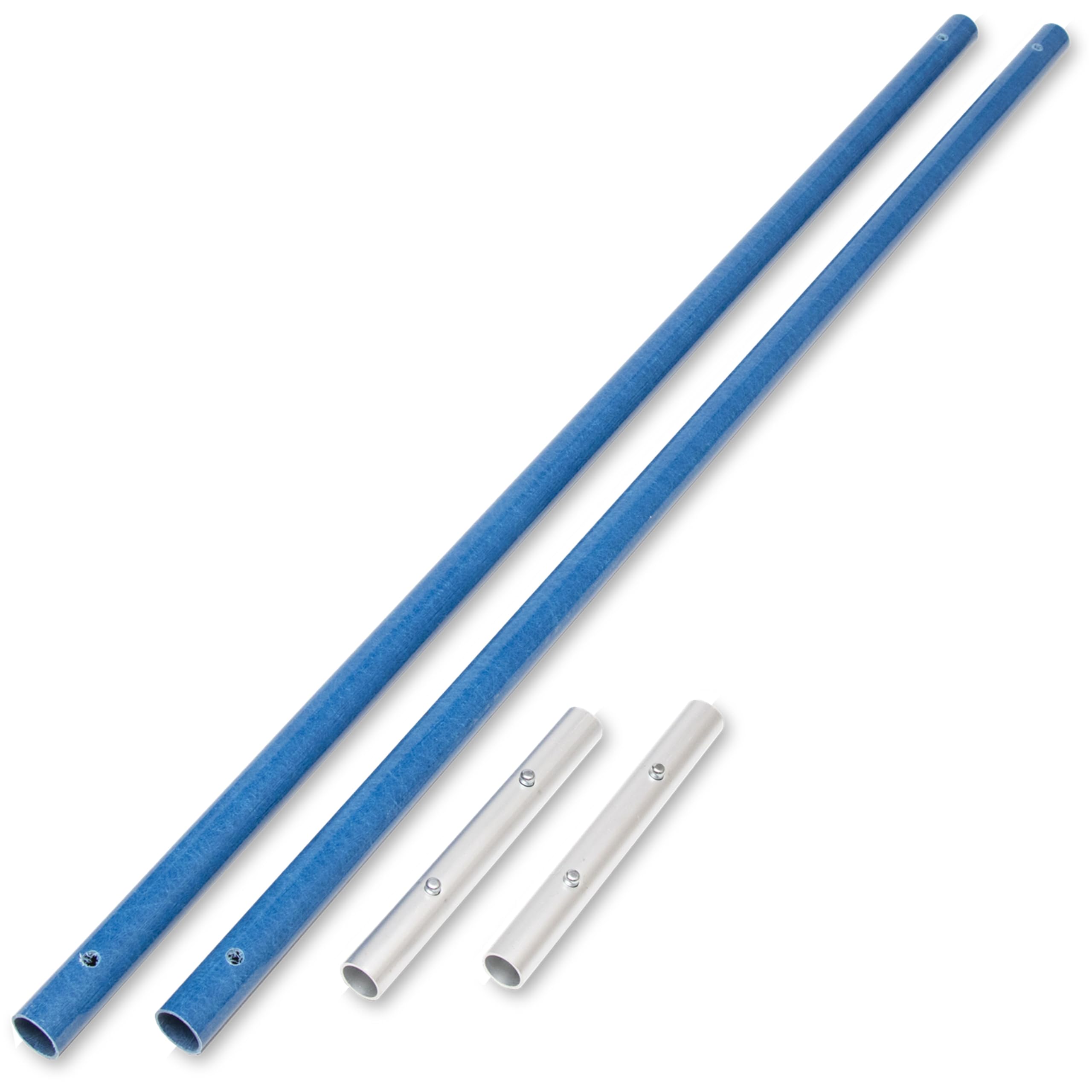 Avalanche! Handle Extension Kit - Extends Snow Roof Rake by 8 Foot - Large - 4 Piece - Blue - AVA-HK