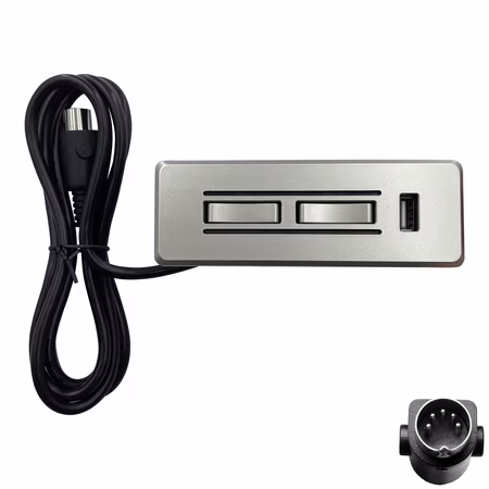 Power Recliner Lift Chair Okin 4 Button 5 Pin Switch Hand Control Model 62.04.01 Replacement with USB