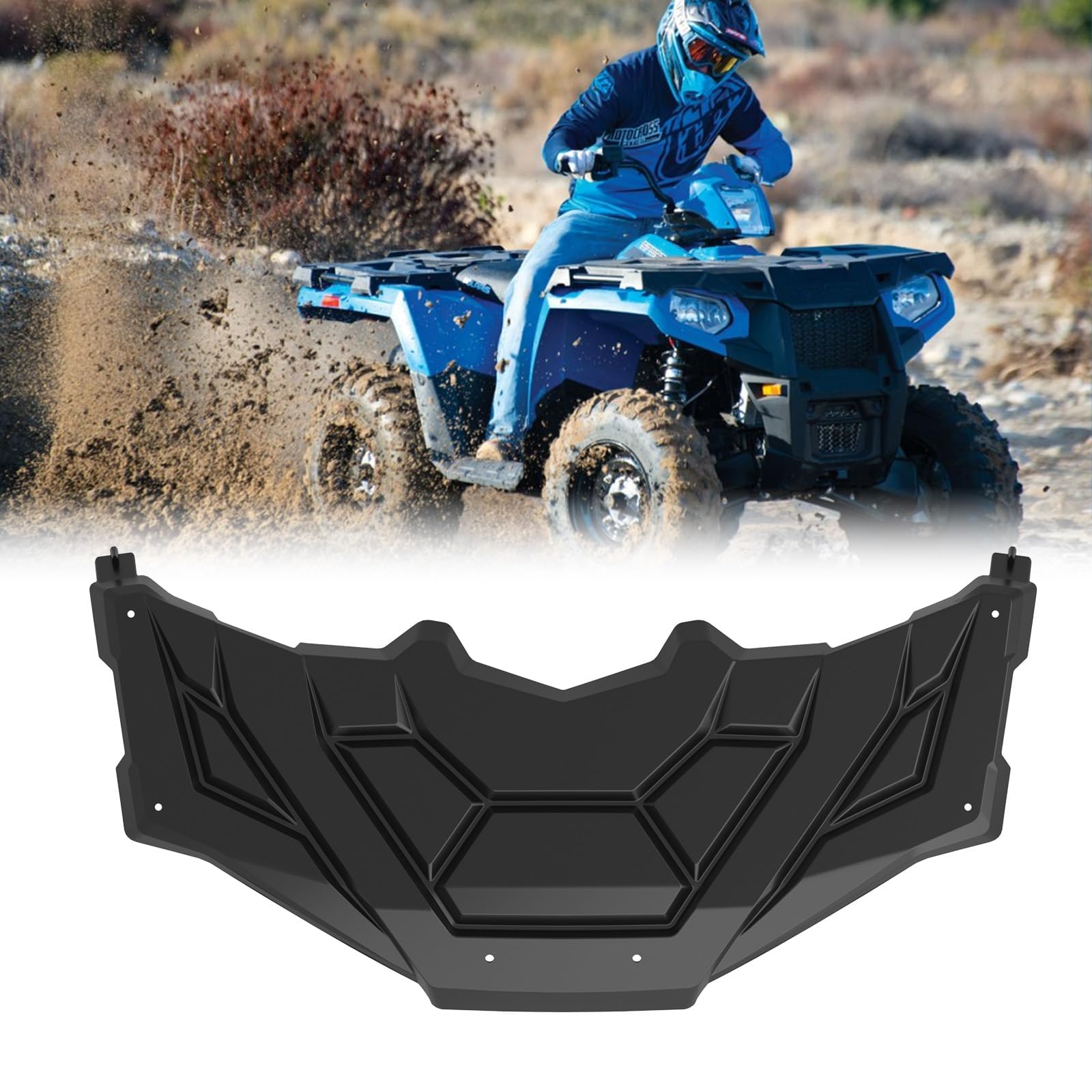 A & UTV PRO Front Rack for Polaris Sportsman 570 450 H.O. 2021-2026 Accessories, Front Body Cover Rack with Plugs Assembly, Replace OEM # 2638727-070,Not for Sportsman 570 6x6 / Touring / X2 Models
