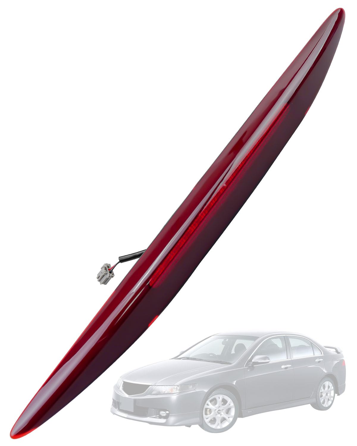 34270-SDA-A11 Rear Stop Light High Mount Stop Light Fit for Honda Accord 2006 2007 Replace 34270-SDA-H11, Rear LED Third Brake Light, Waterproof Early Warning