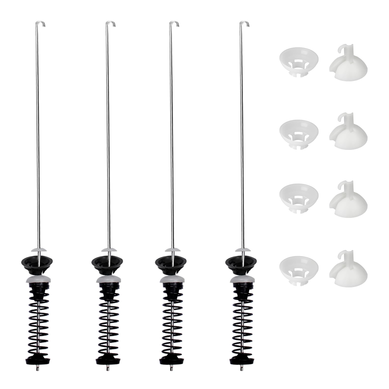 W11400156 Washer Suspension Rods Kit*4(OEM) Replace W11187091 PD00065760 AP6976426 Compatible With maytag Kenmore Whirlpool Washer Suspension Rods MVW7232HW0 WTW7120HW0 WTW8127LC0