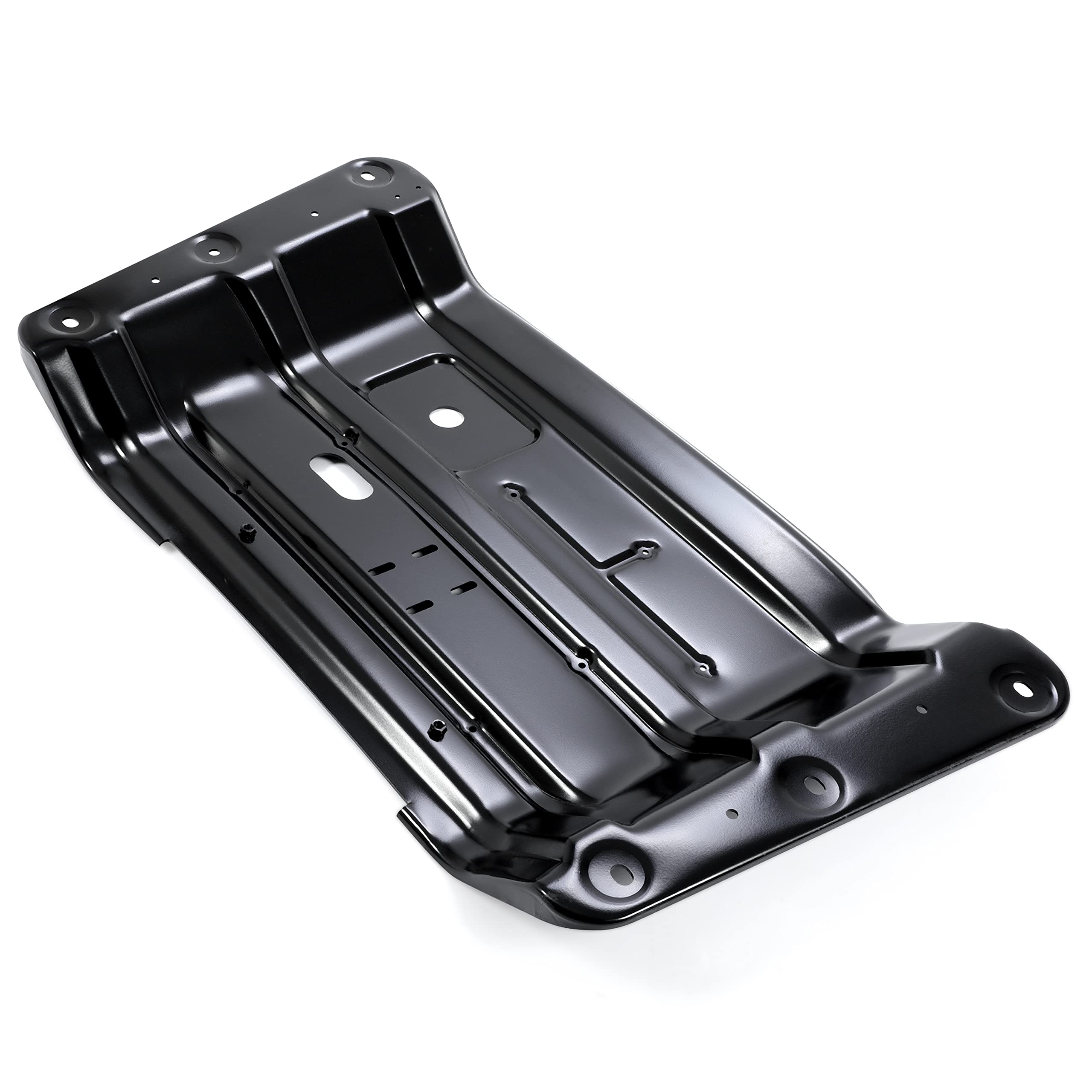 ALMULOO Transmission Skid Plate Compatible with 2003-2006 Jeep Wrangler TJ Steel Powder Coated Black