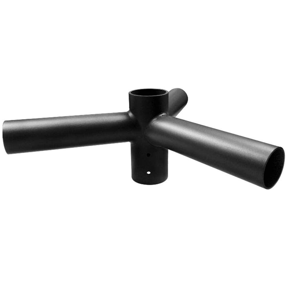 1000LED Triple Spoke Bracket 120 Degree Arms, Steel Spoke Bracket, Tenon or Pole Top Mounts for Outdoor Shoebox Lighting, Parking Lot Lights and Street Area Light Fixture
