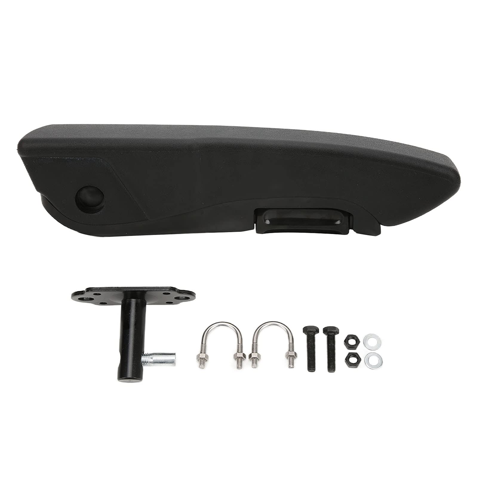 Aramox Seat Armrest, Left Hand Side Seat Armrest Adjustable 0-120 Degrees Range Anti Vibration Arm Rest Accessory for Car Truck RV Pickups
