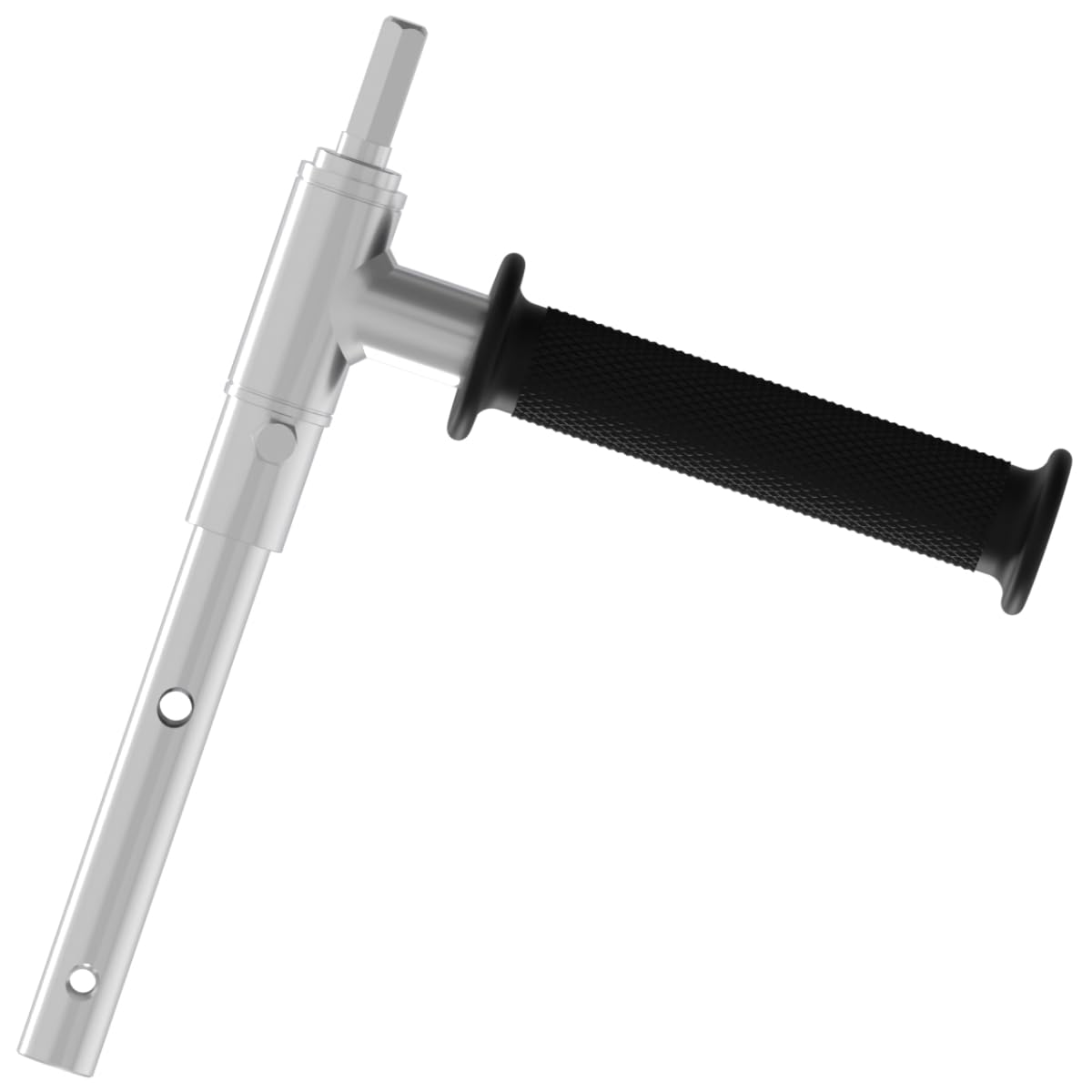 Ice Auger Drill Adapter 18mm 0.720" Shaft w/ Handle Cordless Drill Conversion