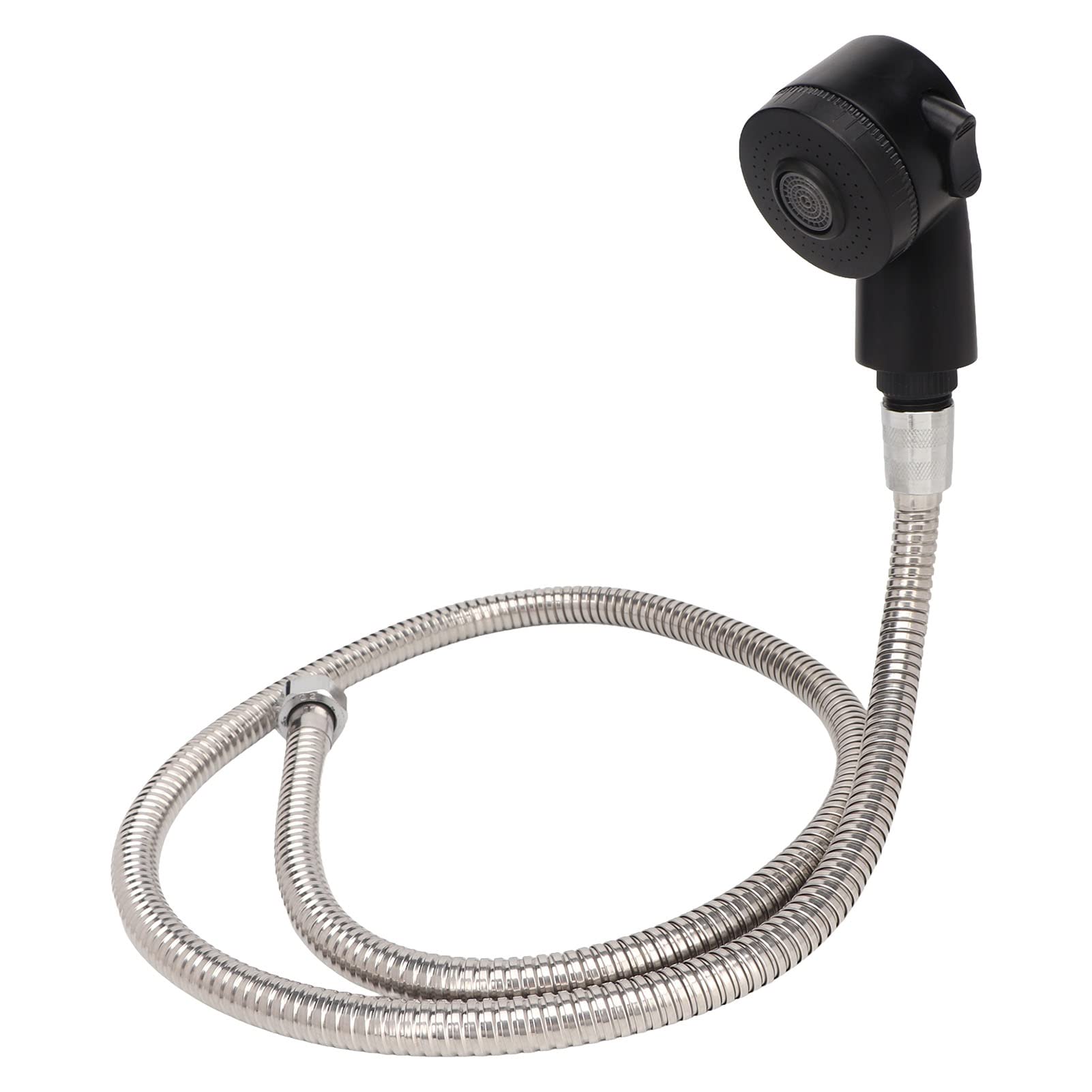 "Salon Shampoo Bowl Sprayer Set with Anti-Leakage Ceramic Valve Head & 120cm Hose | Durable Electroplated Surface for Professional Hair Salons & Barbershops"