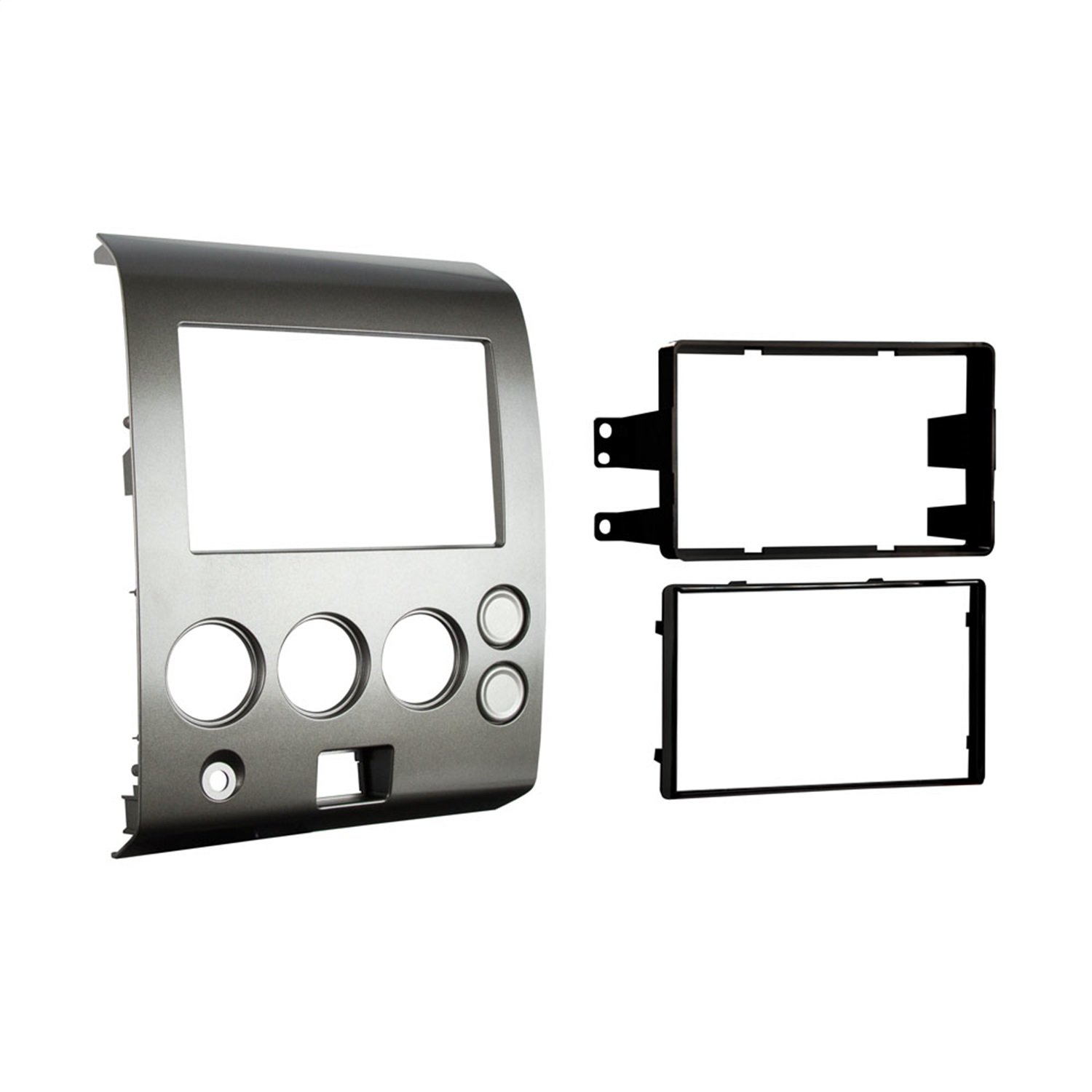Metra Electronics 95-7406 Double DIN Installation Dash Kit Fits 2004-2007 Nissan Titan and 2004-2005 Nissan Armada
