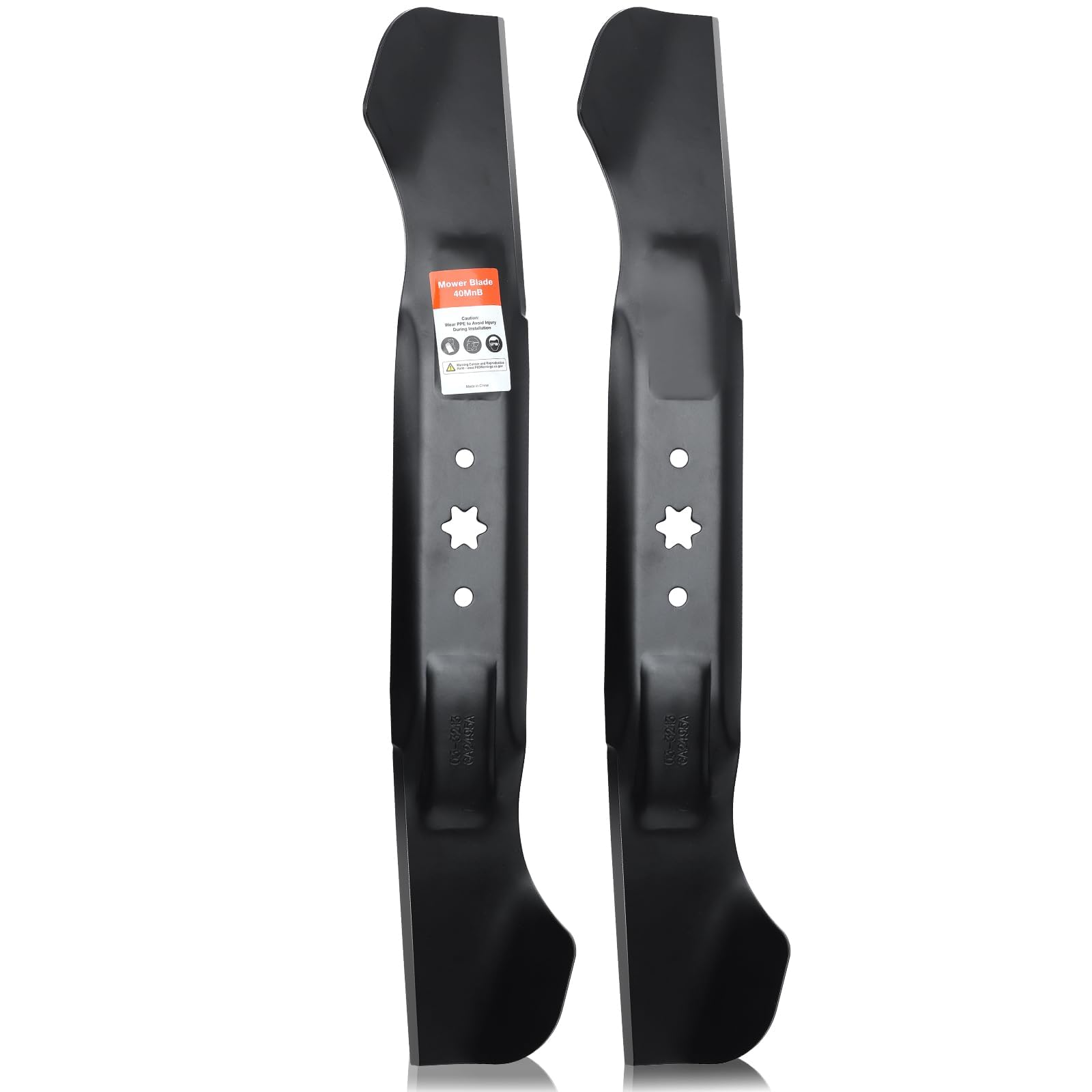 Hipa 2-Pack 942-04244A High Lift Mower Blades 6-Point Star Set for Cub Cadet Troy Bilt 46 inch Mower,XT1 LT46 LTX1045 LTX1046 46'' Deck Lawn Mower Models Replace for 942-04290 942-04244 942-04290A