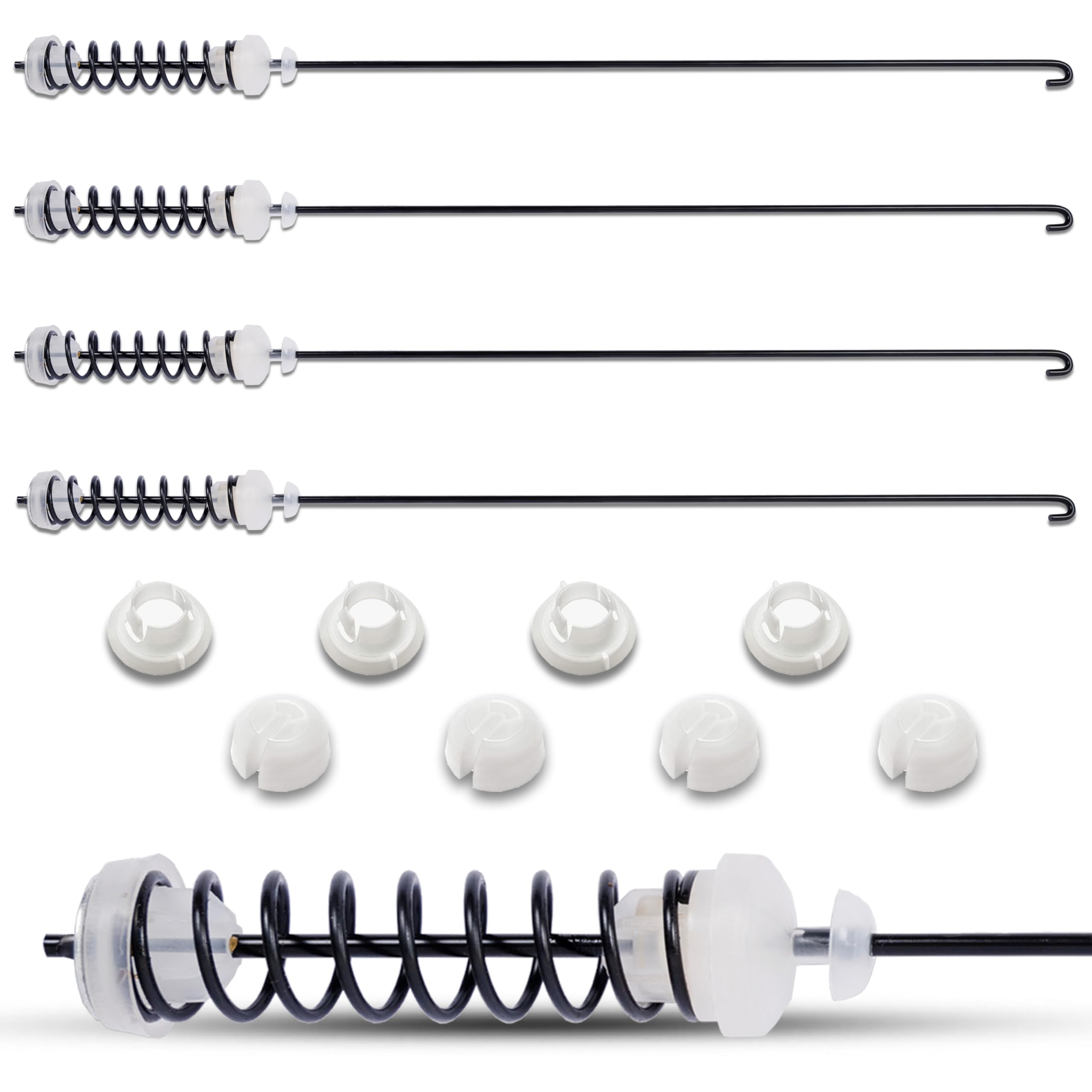NTW4605EW0 NTW4516FW1 NTW4516FW2 NTW4516FW3 NTW4516FW0 NTW4601BQ0 NTW4611BQ0 NTW4615EW0 NTW4631BQ1 Washer Suspension Rod (4Pc) Replaces For Amana NTW4635EW0 NTW4651BQ1 NTW4655EW0 NTW4665GW0 NTW4705EW0
