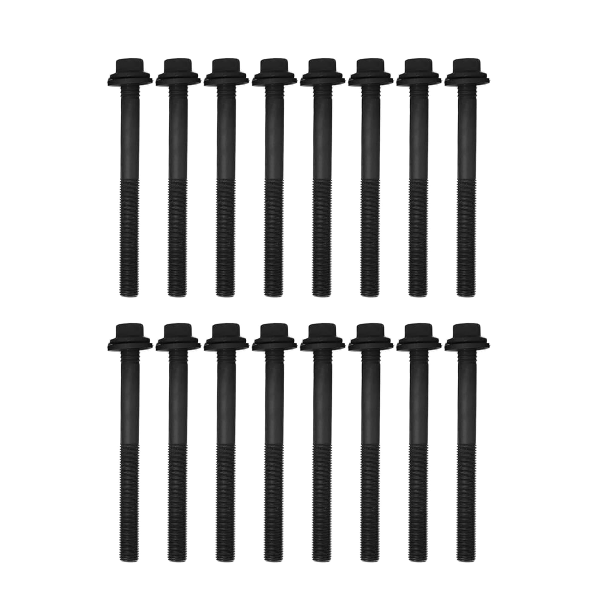 Set of 16 Cylinder Head Bolts ES72467 Compatible with Chrysler Town Country Voyager for Dodge Avenger Challenger Charger for Jeep Cherokee Wrangler