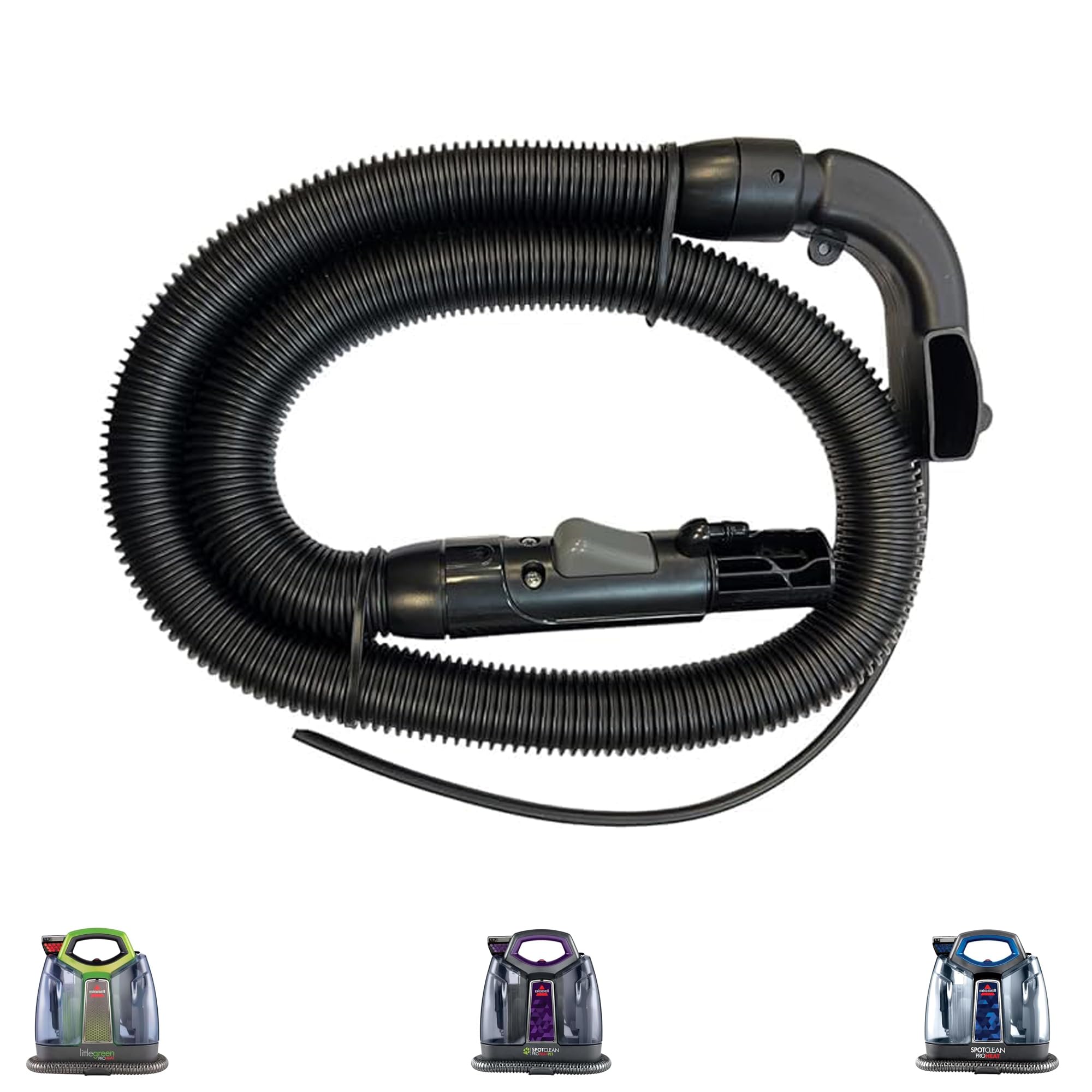Selgo Replacement Hose with cuff and duct intake for Bissell Vacuum Cleaner, Replaceable Vacuum Cleaner Hose Compatible with Spot Clean Carpet Cleaner | Vacuum Hoses