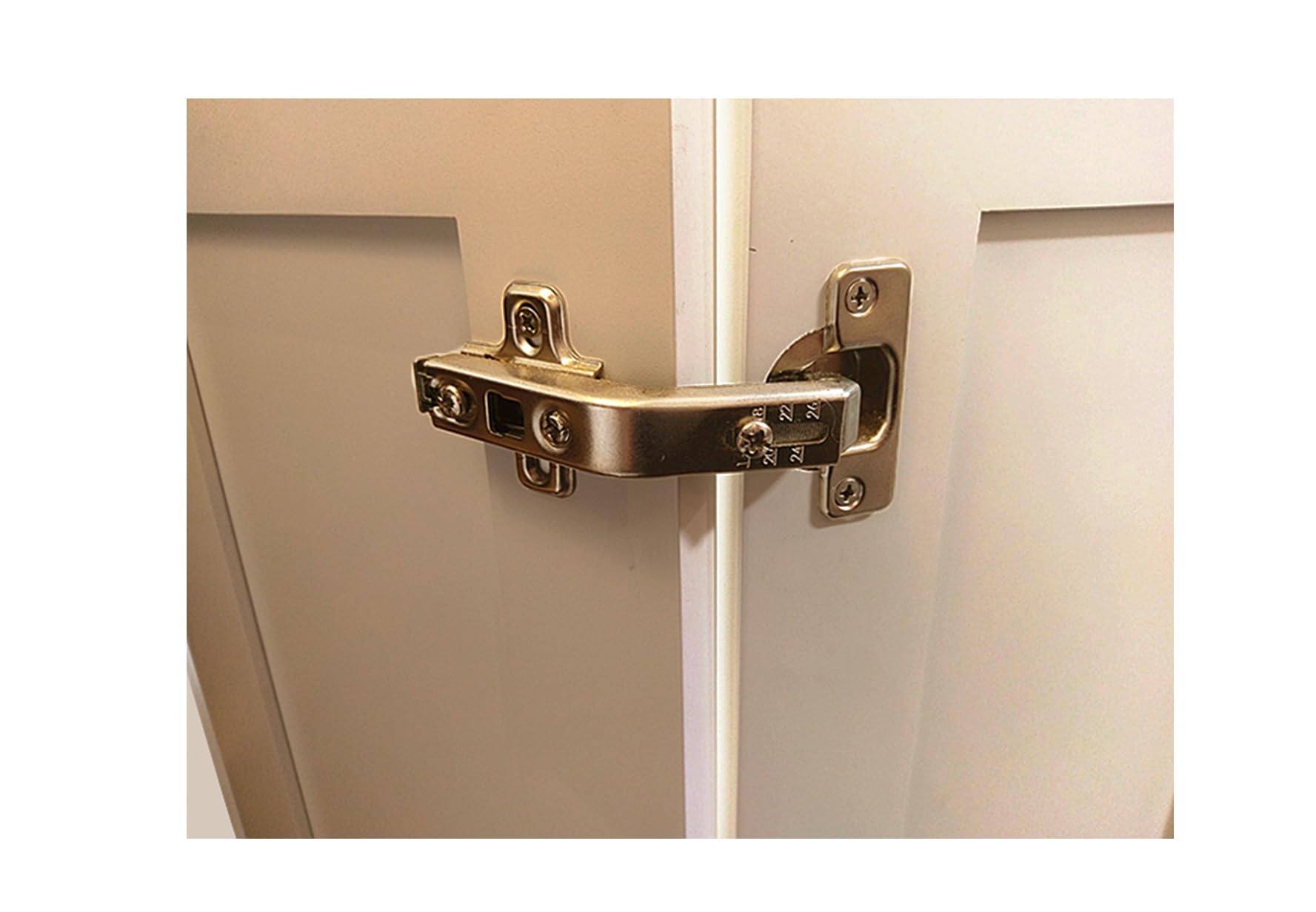 Lazy Susan Cabinet Hinges 2 Pack, 135° Corner Cabinet Door Hinges for Folding Doors, Stainless Steel Kitchen Cabinet Hardware (Non Soft Close)