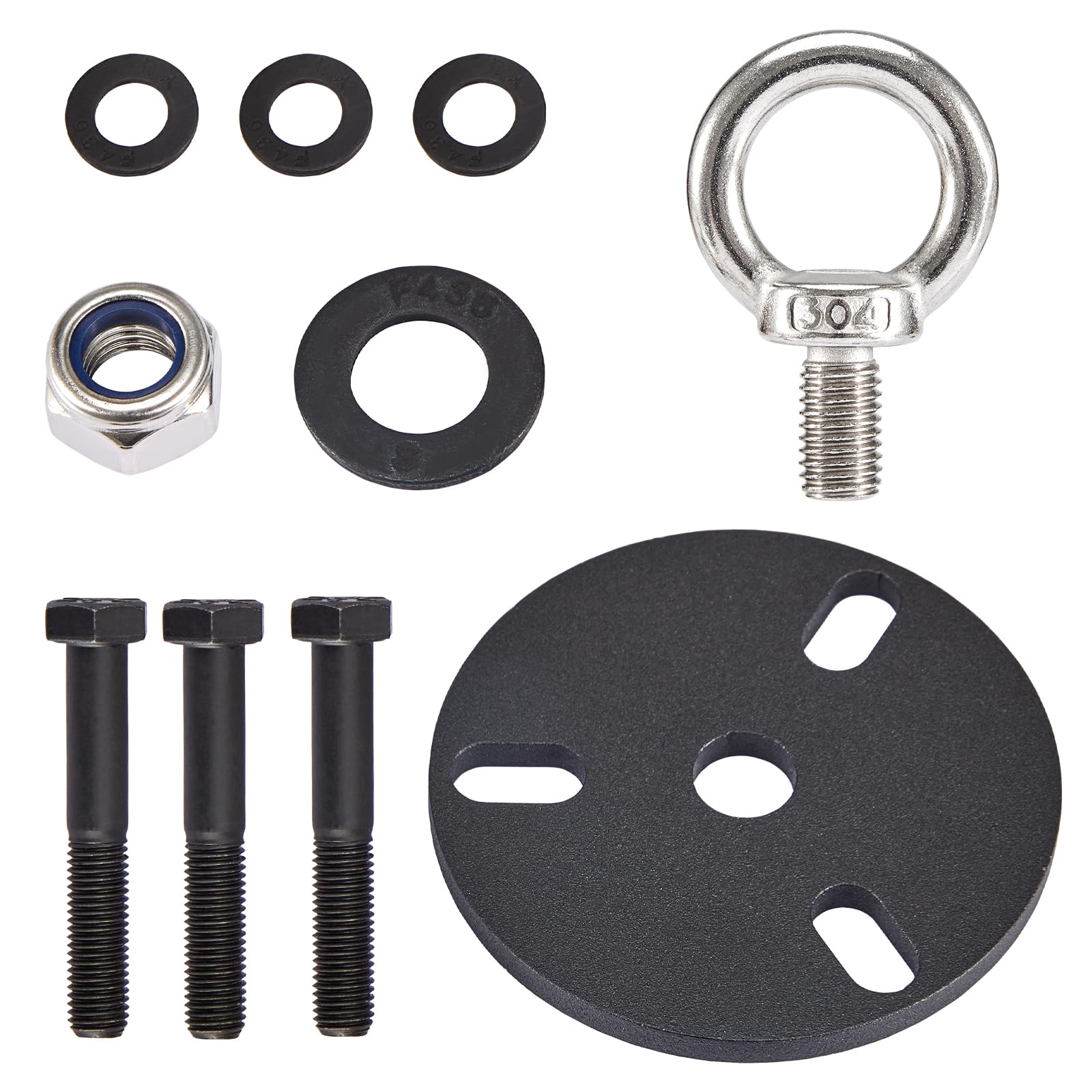Outboard Engine Lifting Ring Tool Adapter for Evinrude Johnson BRP ETEC 3 Hole