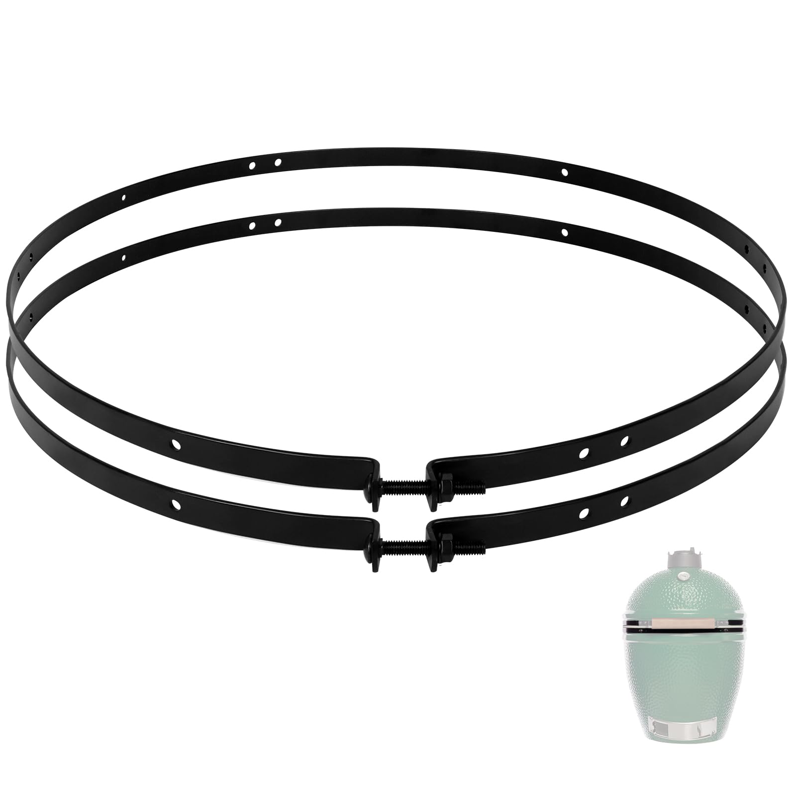 Vankey Hinge Band for Large Big Size Green Egg, One-Piece Hinges Band Accessories, Replacement Hinge Band Assembly for Large Green Egg (One-Piece Hinges)