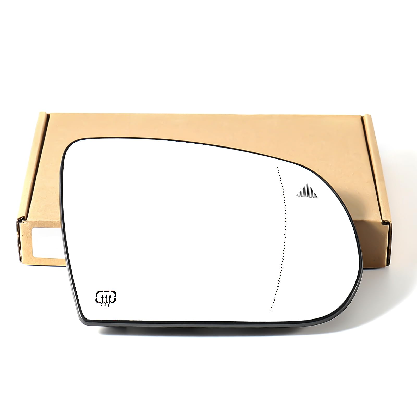 Passenger Side Mirror Replacement for Jeep Compass 2017-2022 Cherokee 2014-2019 with BSD Heated Passenger Side Mirror Glass w/o Auto-Dimming