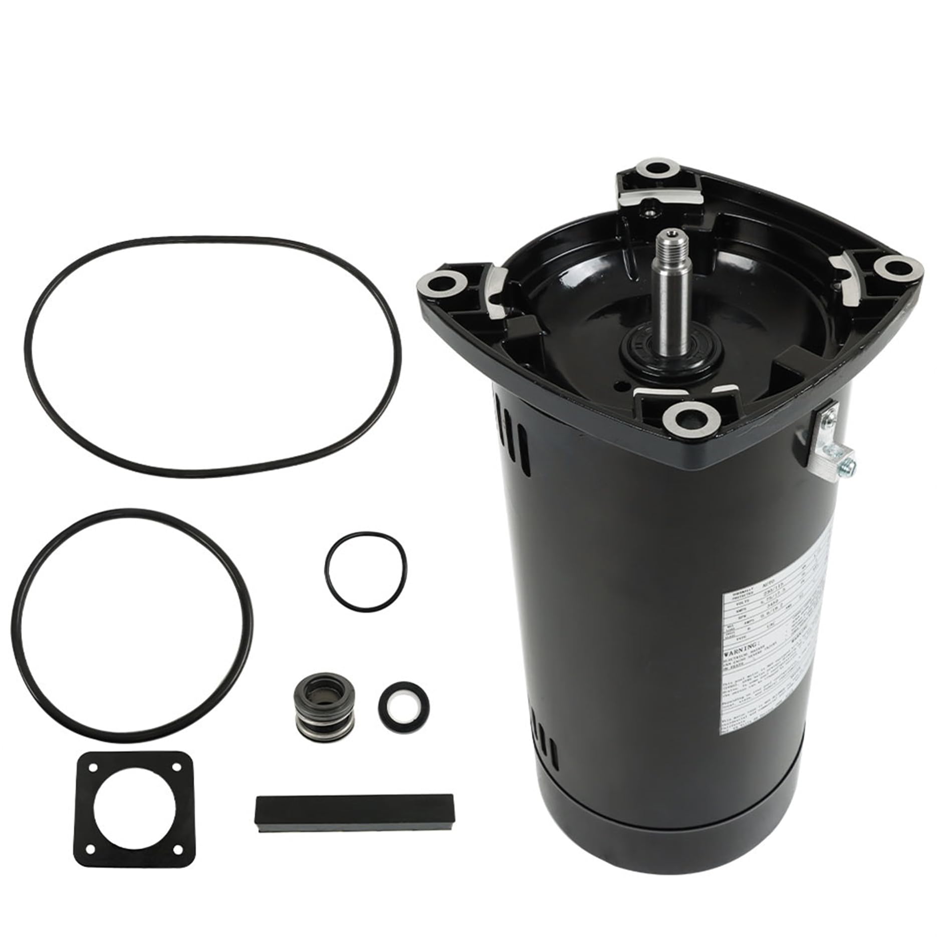 ASQ165 EUSQ1152 USQ1152 Square Flange Pool Motor, 1.5HP Pool Pump Motor Replacement for A. O. Smith, 48Y Frame, 3450 RPM