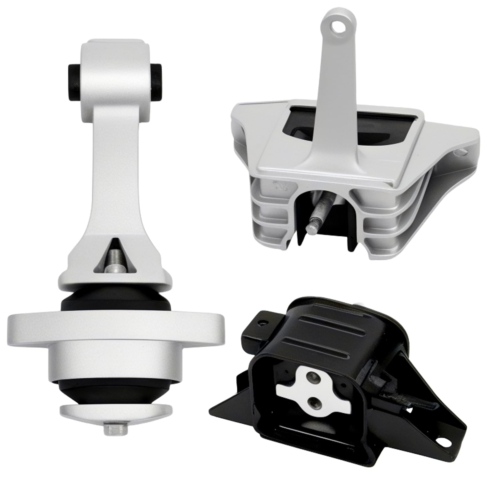 dexepe 3Pcs Engine Motor Transmission Mount Set Compatible with Hyundai Kia Elantra IONIQ Seltos 2017-2022 1.4T 1.6T 1.6L 2.0L Engine Mounts Replace A71210 A71100 A71207