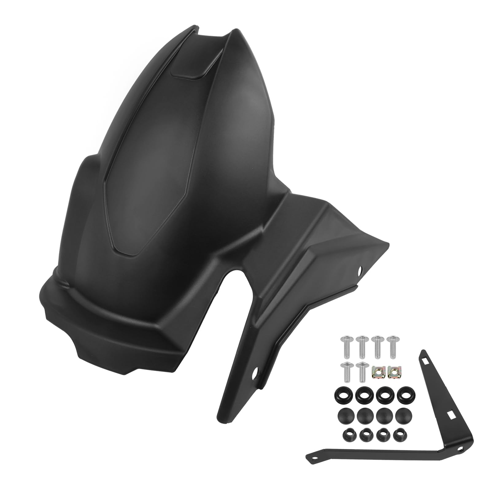 CHIFUN Rear Wheel Mudguard Extender for GSX-8S 2023-2025, GSX-8R 2024-2026, GSX-8TT 800 2025-2026, Motorcycle Splash Dust Hugger Fender Guards Extension Accessories for Suzuki (Black)