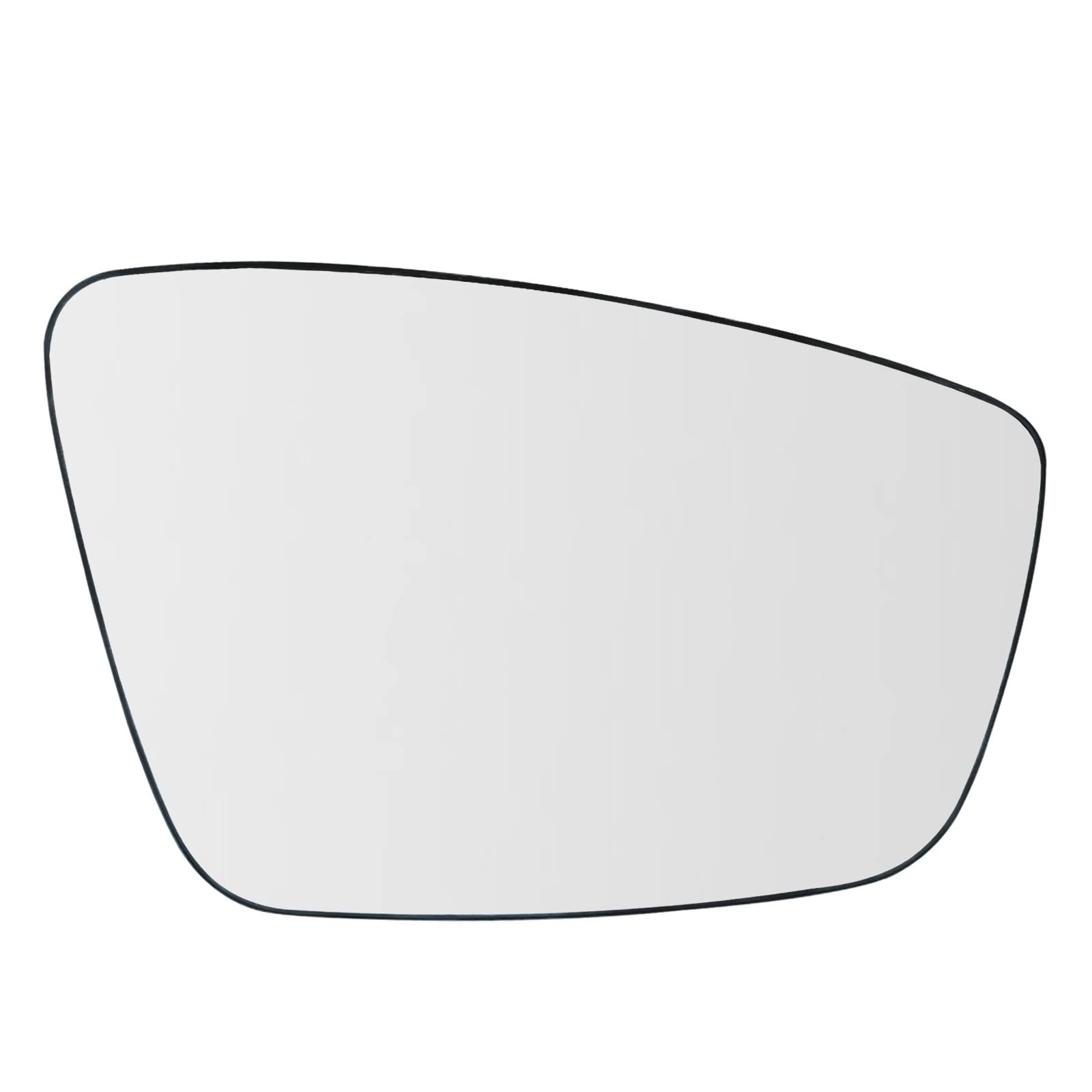 Passenger Side Mirror Lower Glass Replacement For 2011 2012 2013 2014 2015 2016 2017 2018 Volkswagen VW Passat Jetta Beetle - For Volkswagen VW Passat Jetta Side Mirror Glass With Rear Holder