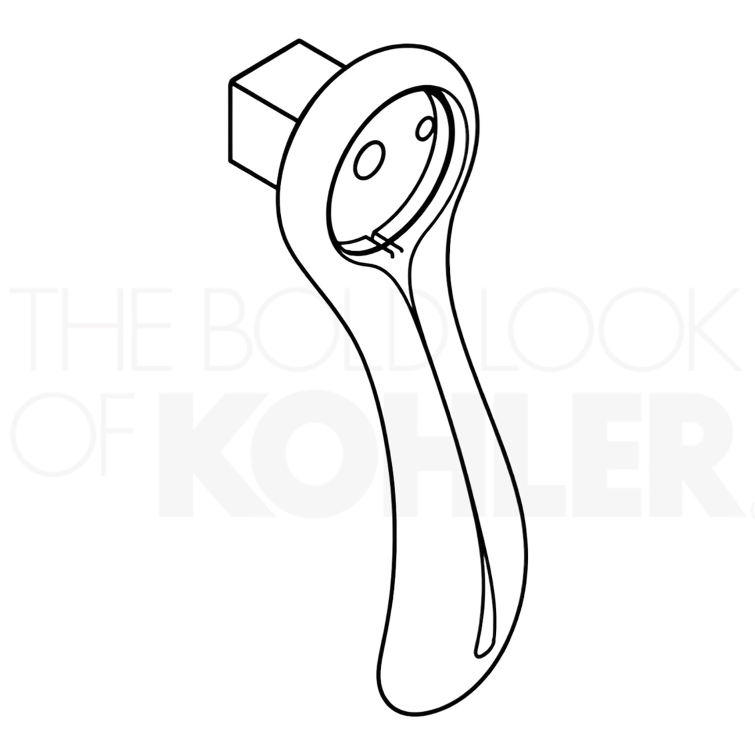 Genuine Kohler Bath Handle Polished Chrome 77809-CP NEW UNOPENED